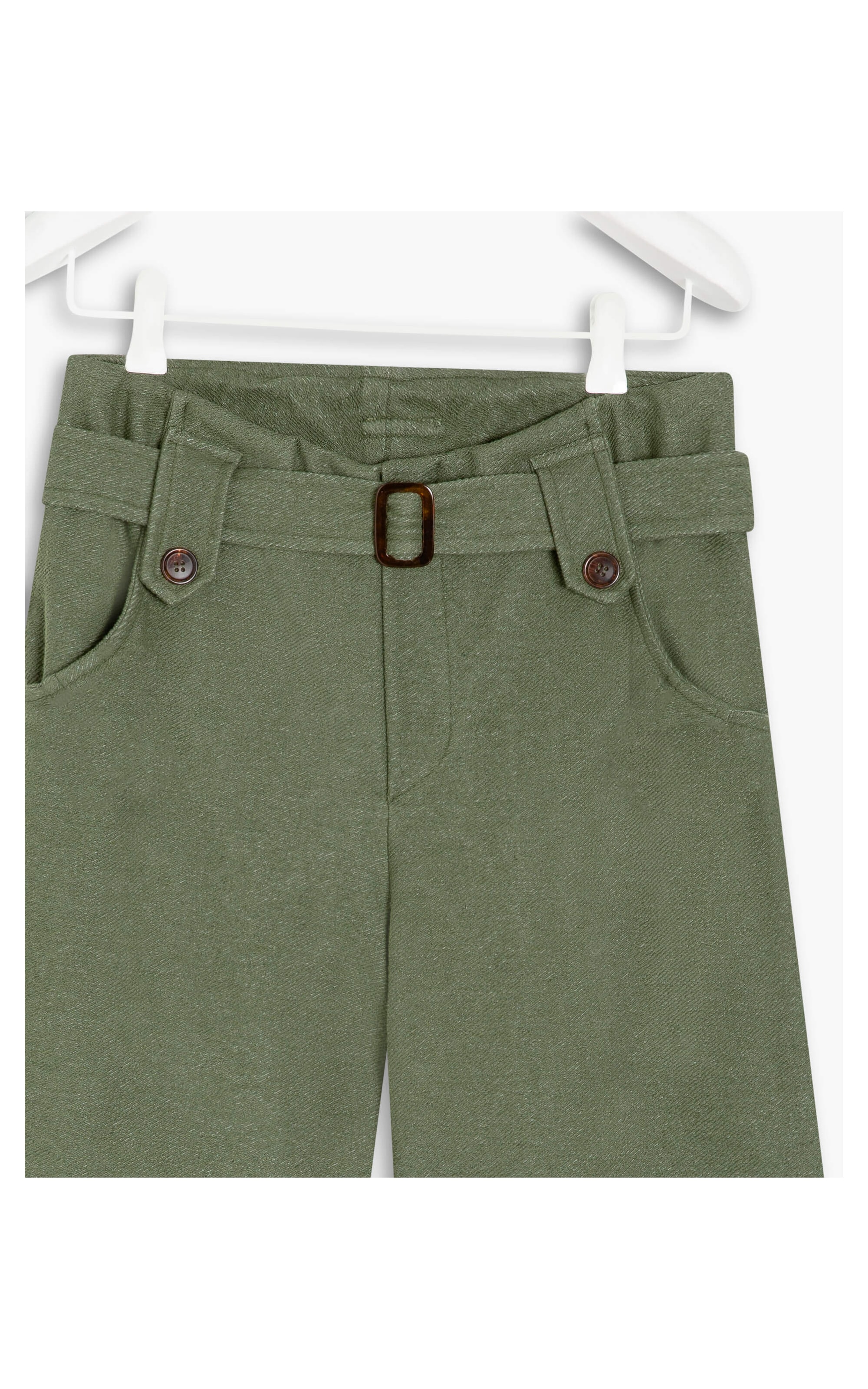 Calça Linho Lyra Moletom Verde Oliva