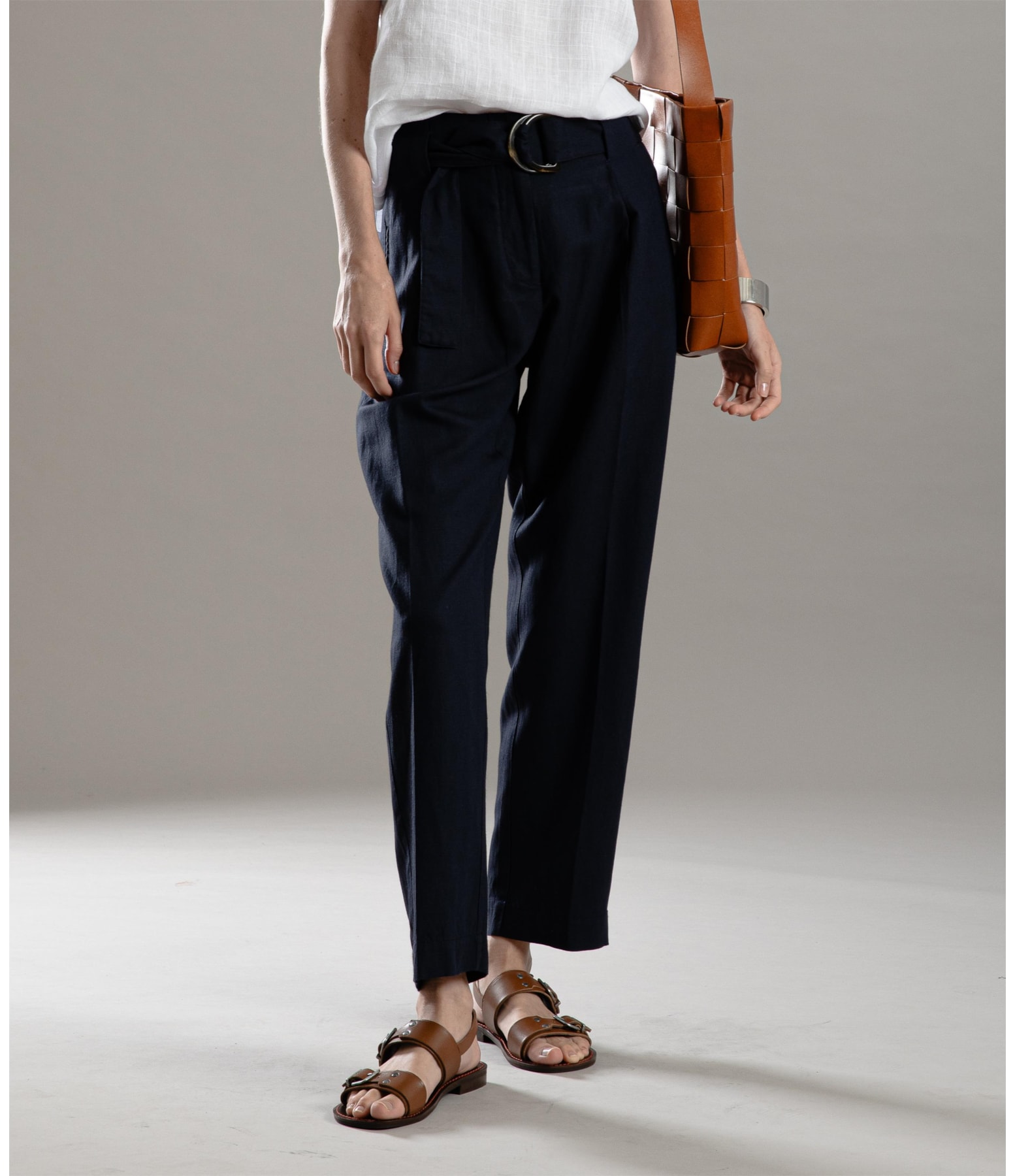 Calça Linho  Malone Marinho