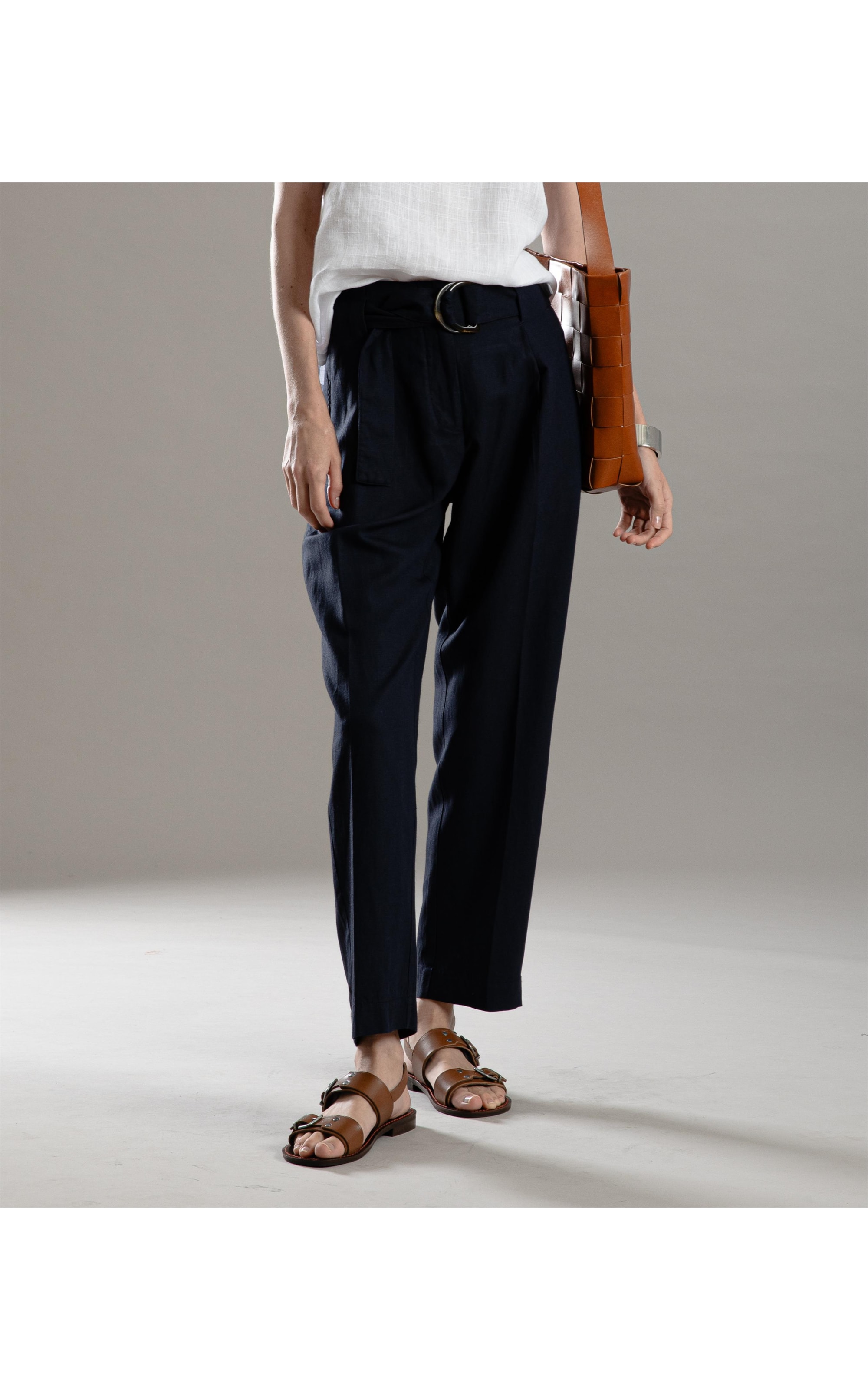 Calça Linho  Malone Marinho