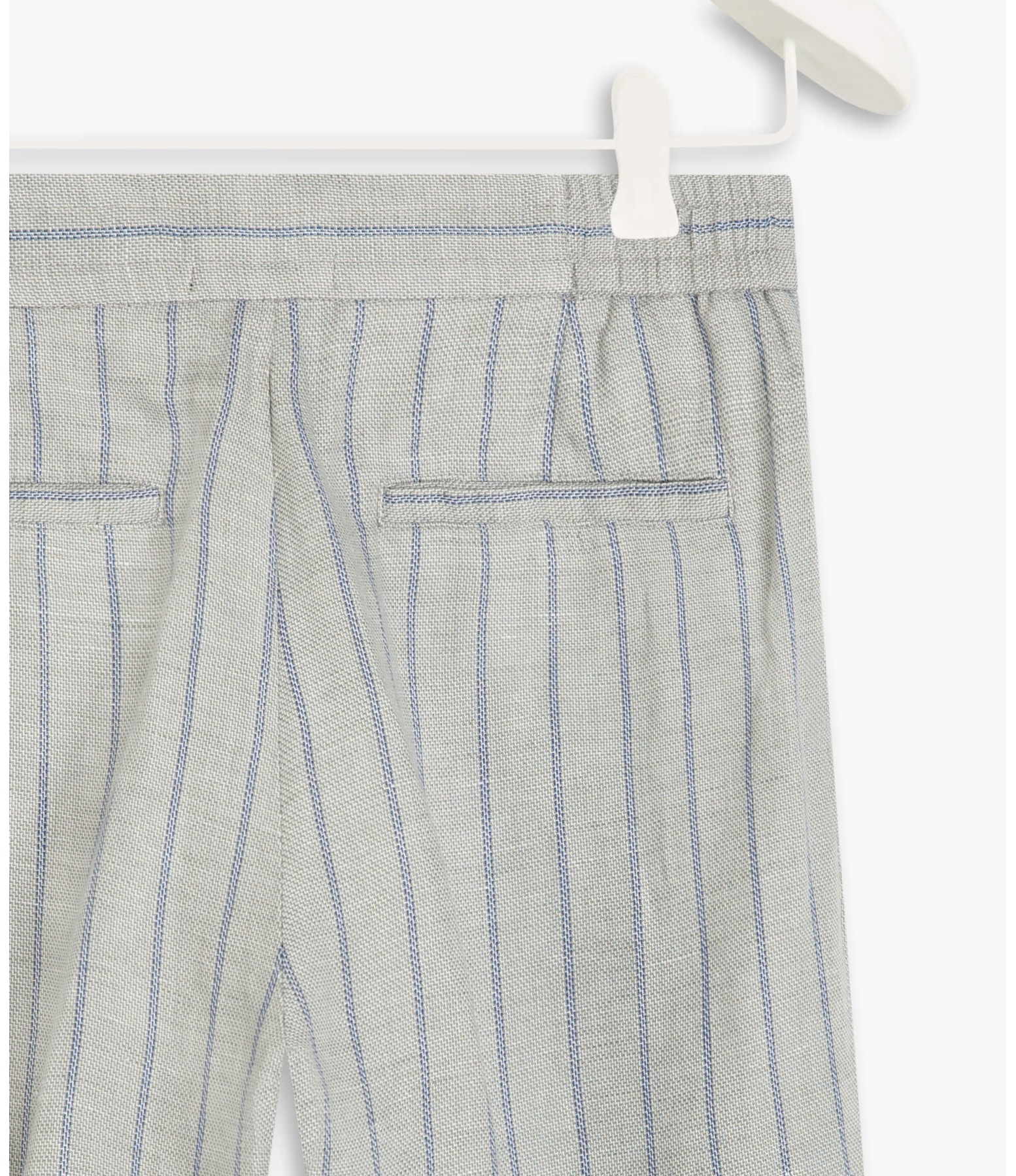 Calça Linho  Malta Silver Gray