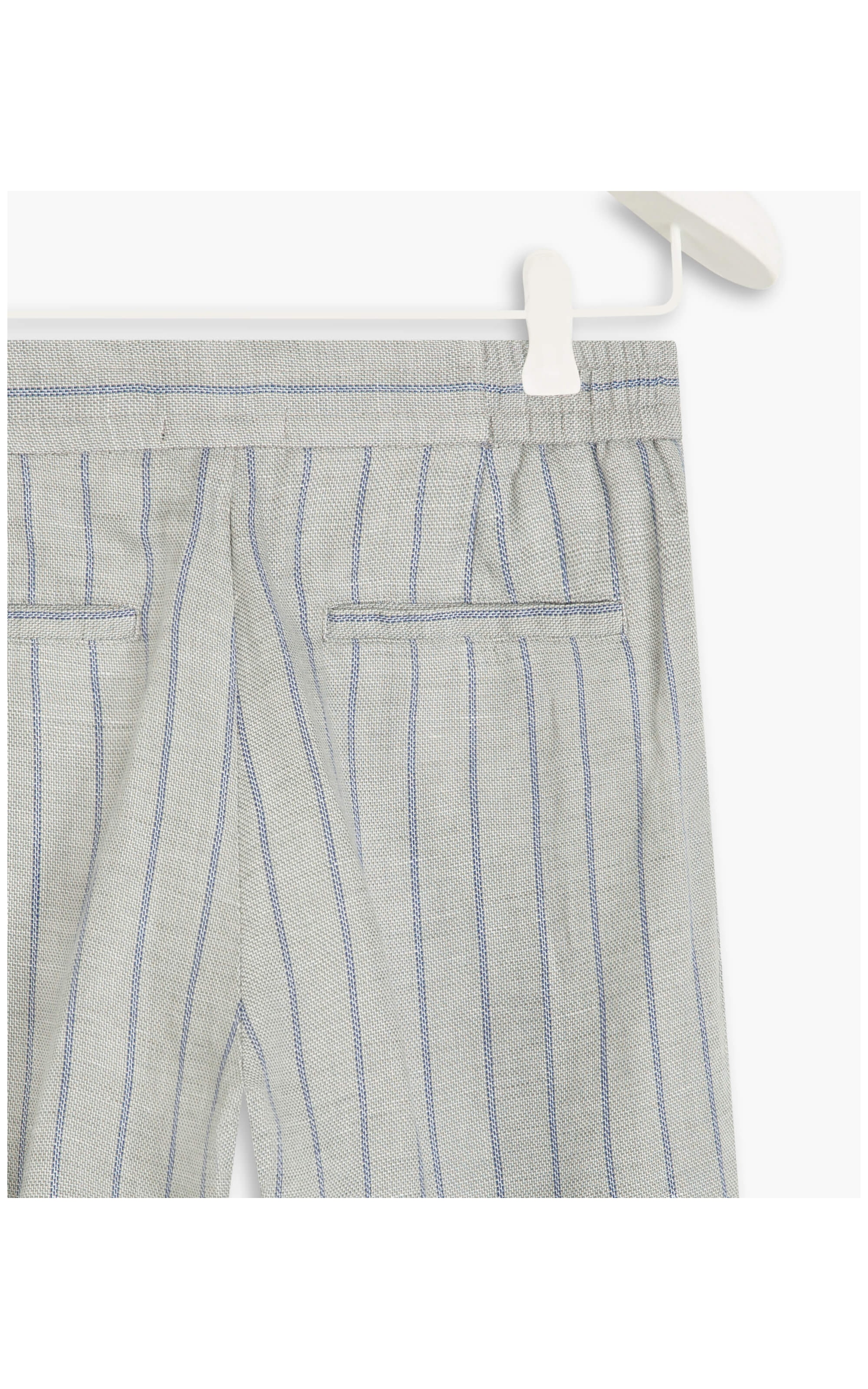 Calça Linho  Malta Silver Gray
