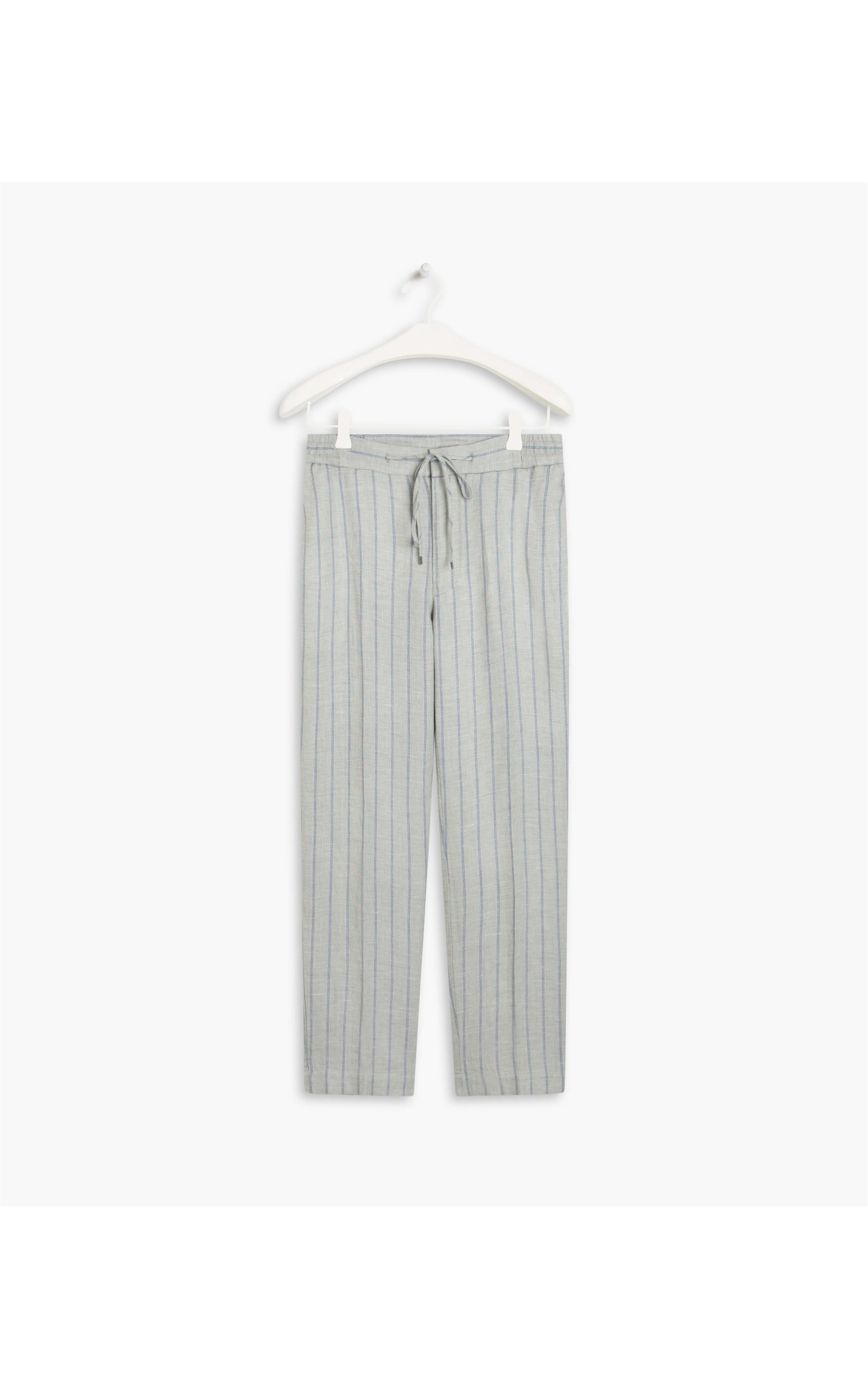 Calça Linho  Malta Silver Gray