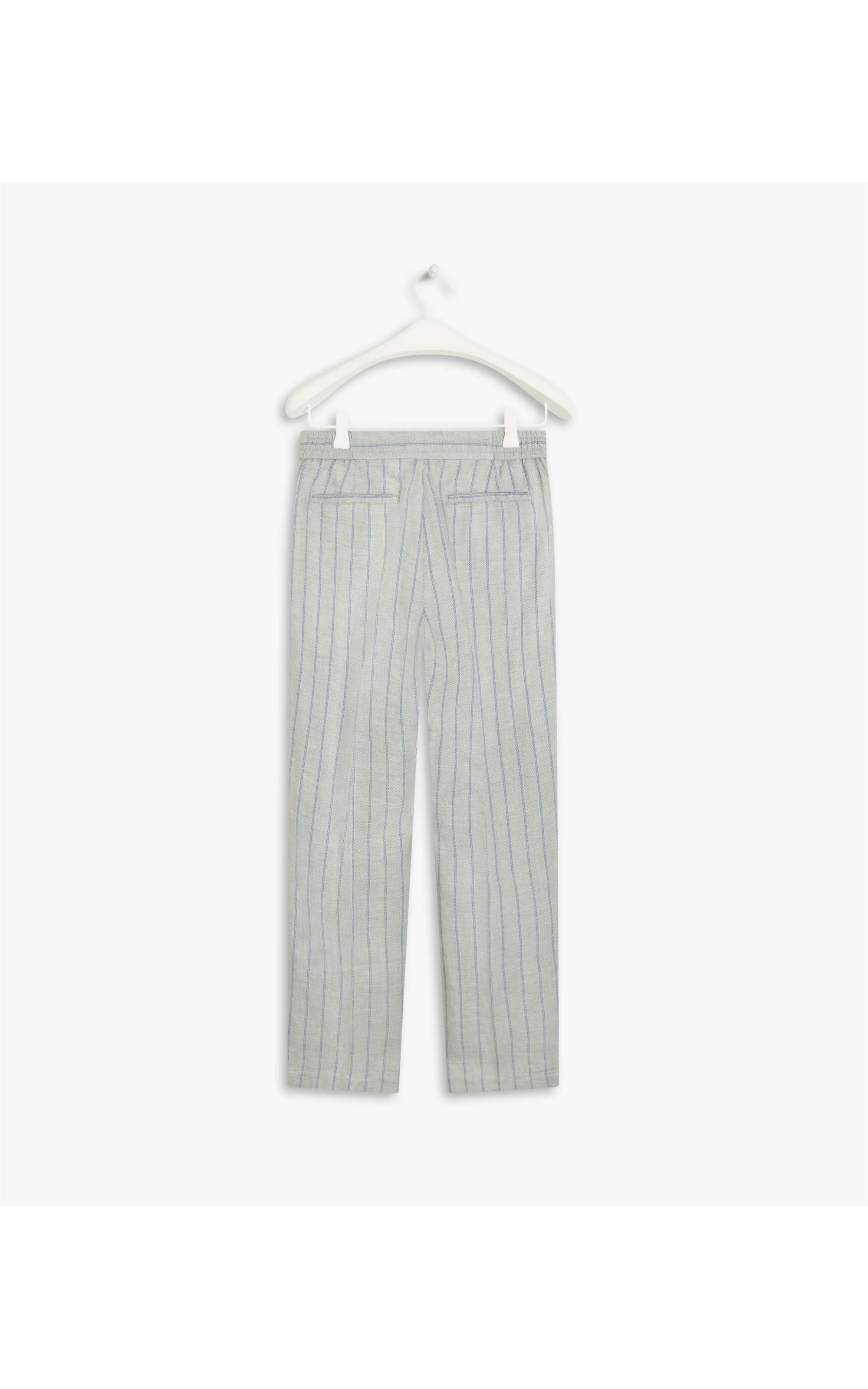 Calça Linho  Malta Silver Gray