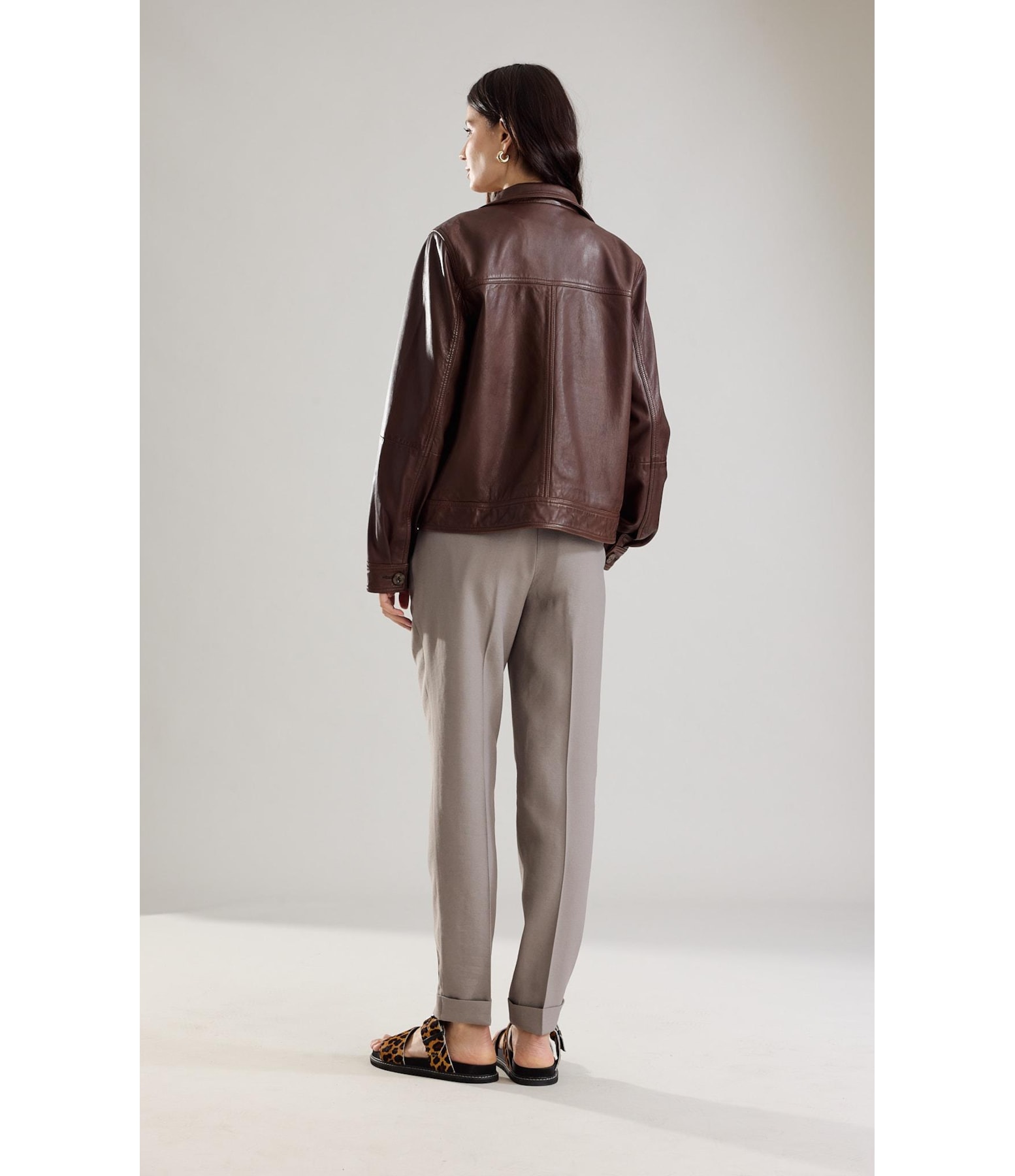 Calça Linho  Marant Prata