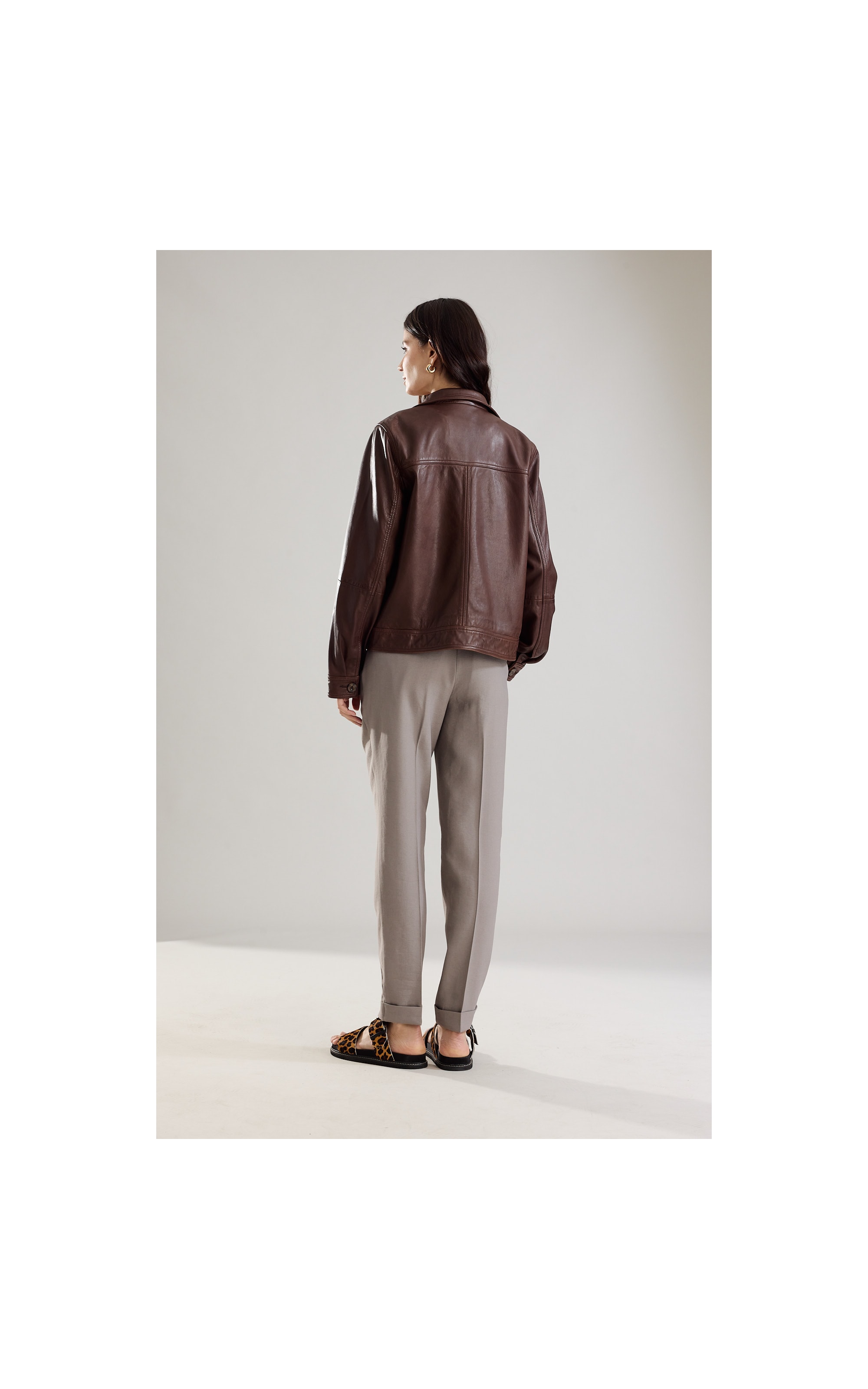 Calça Linho  Marant Prata