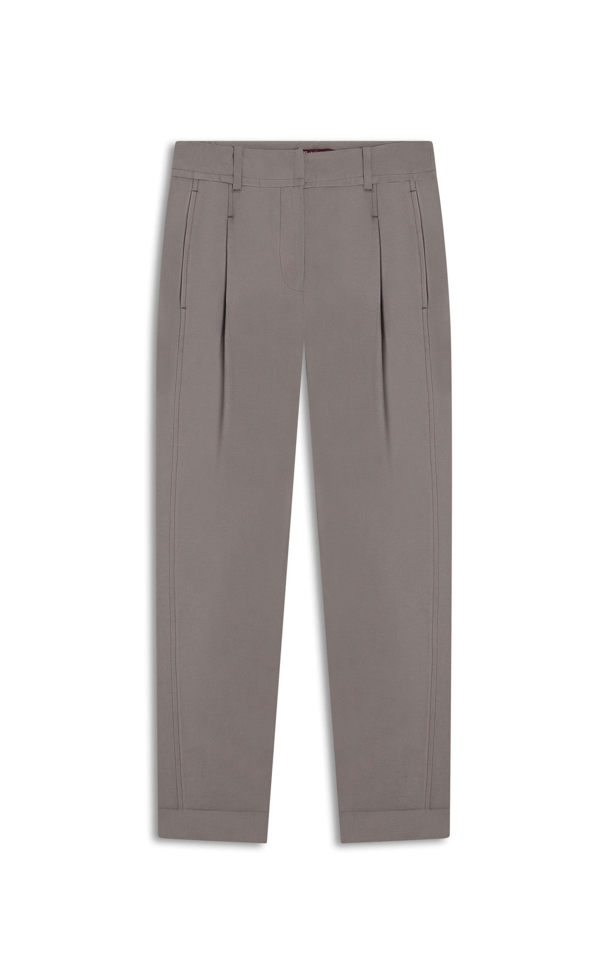Calça Linho  Marant Prata