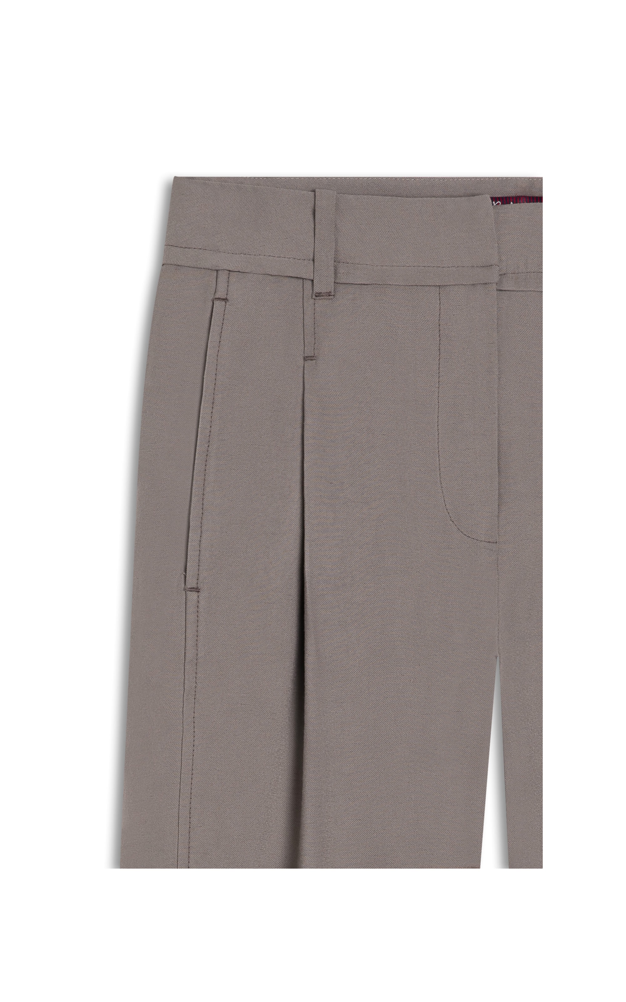 Calça Linho  Marant Prata