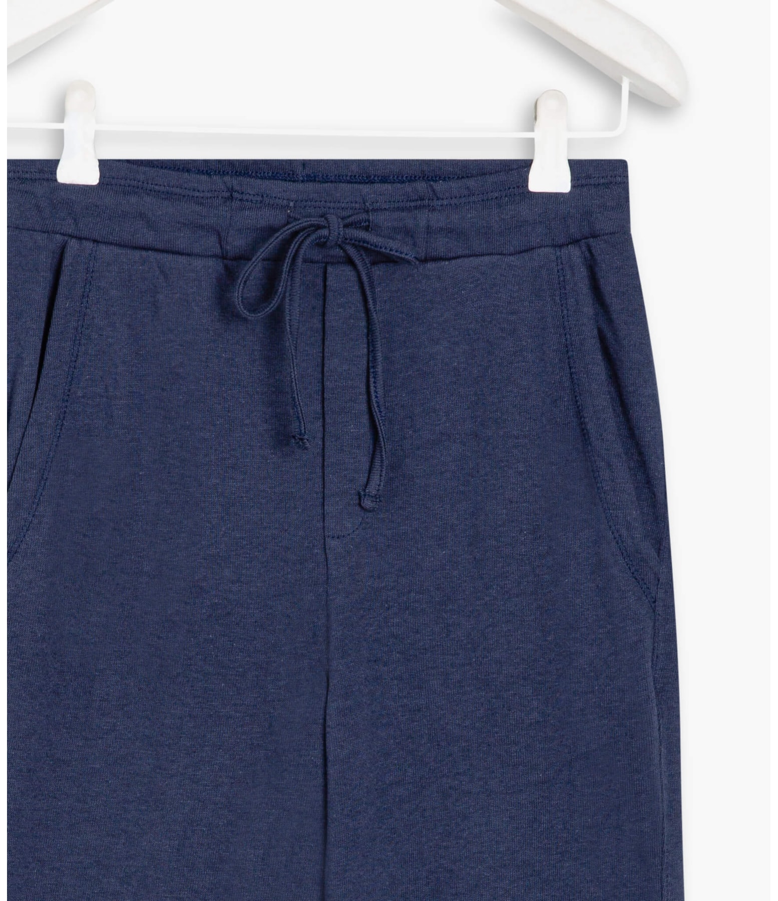 Calça Linho  Margô  Liso Dark Navy