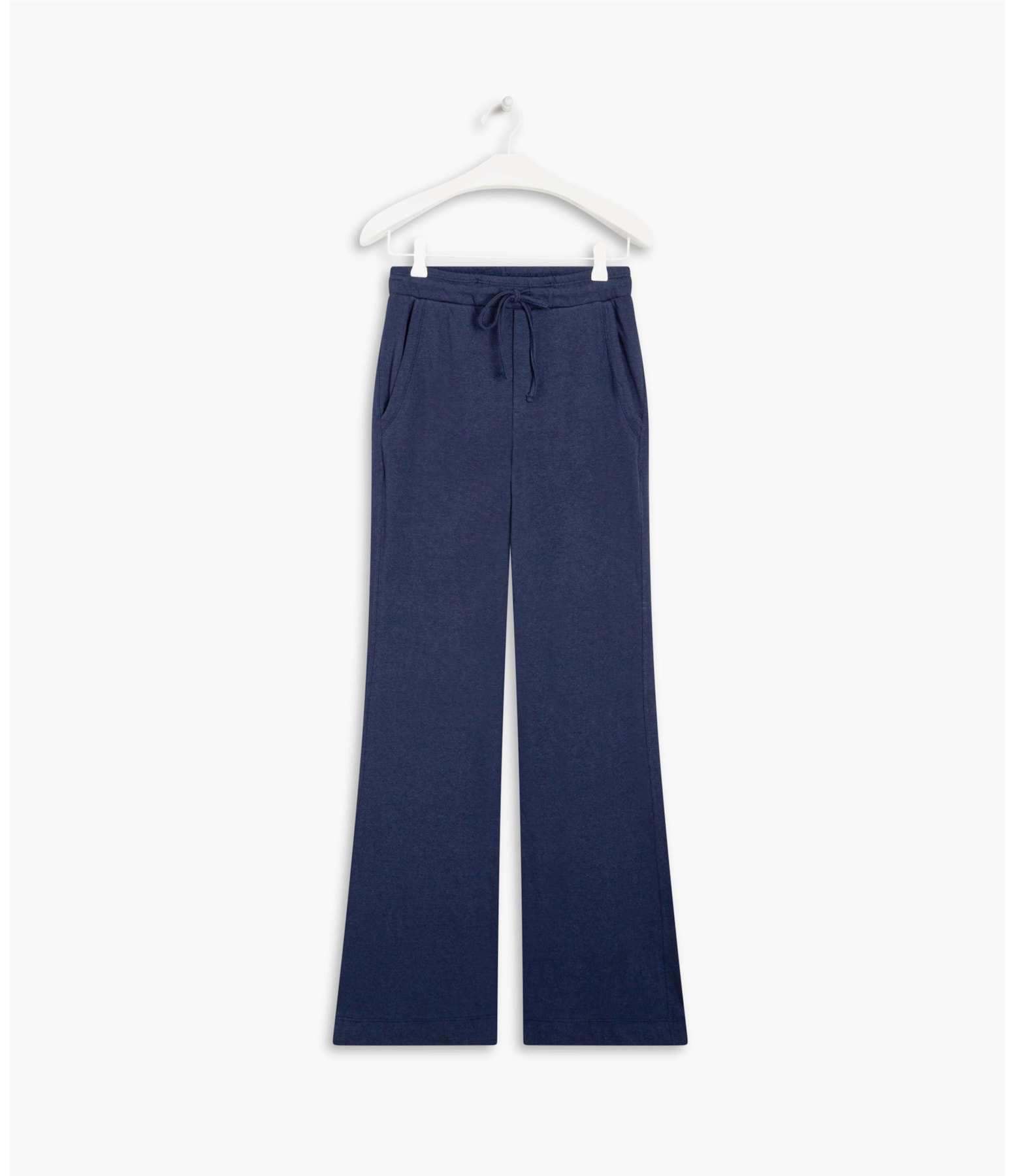 Calça Linho  Margô  Liso Dark Navy