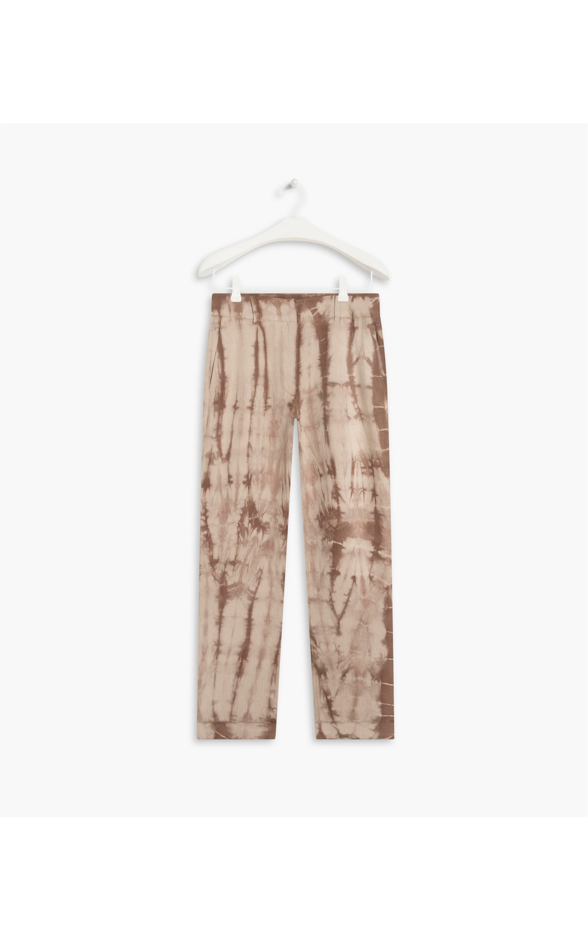 Calça Linho  Marseile  Tie Dye Areia
