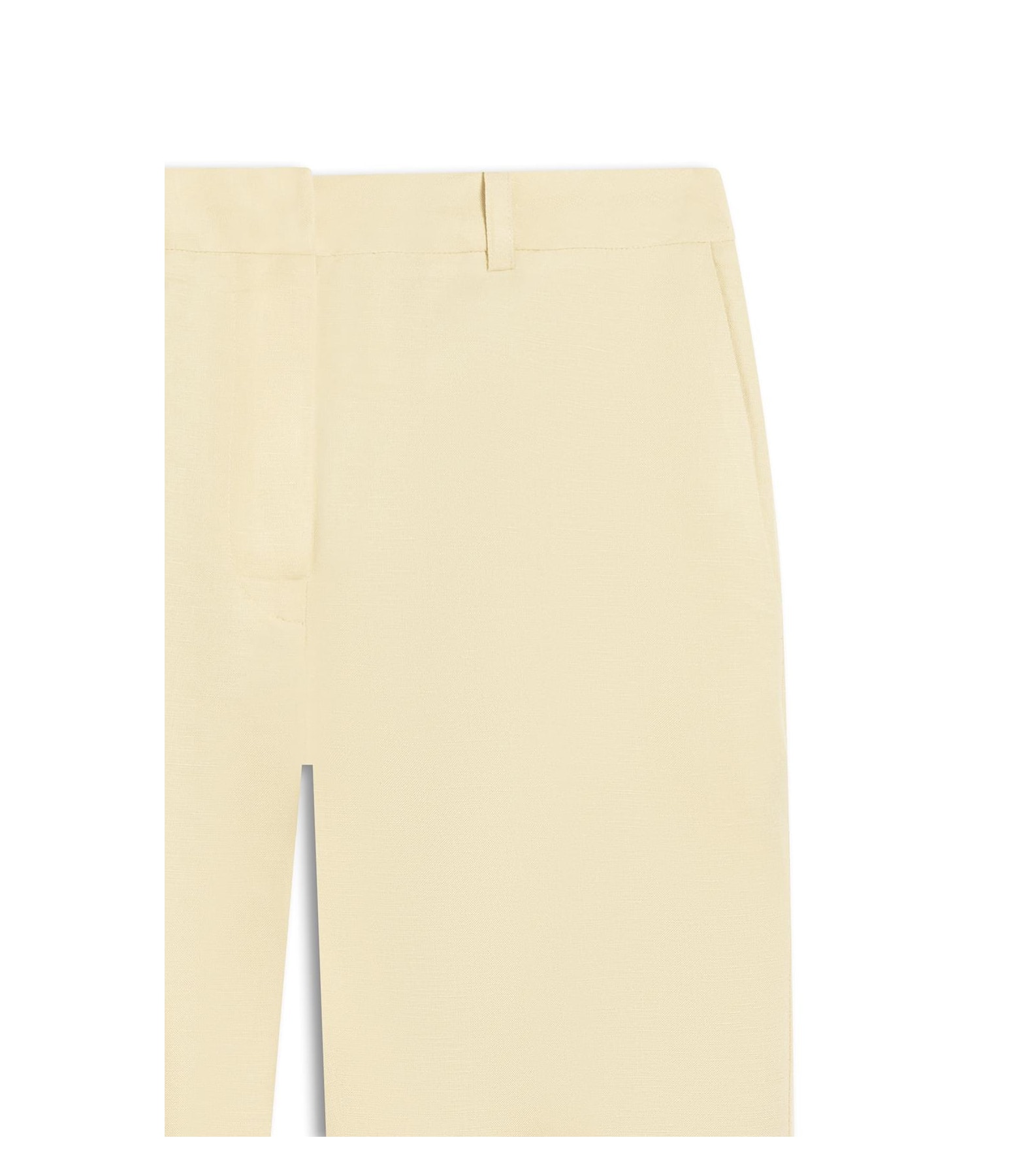 Calça Linho  Marseille Amarelo Claro