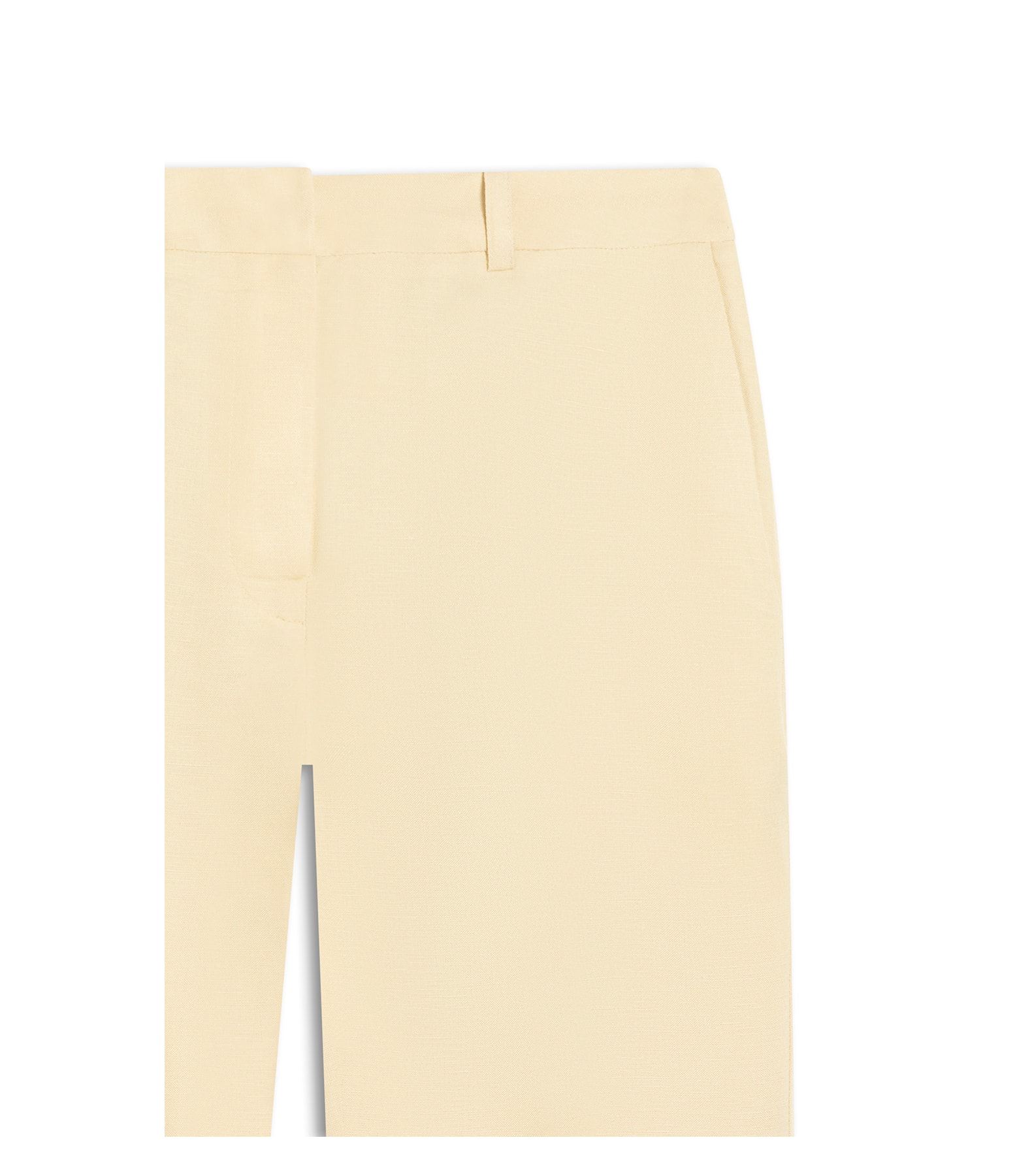 Calça Linho  Marseille Amarelo Claro