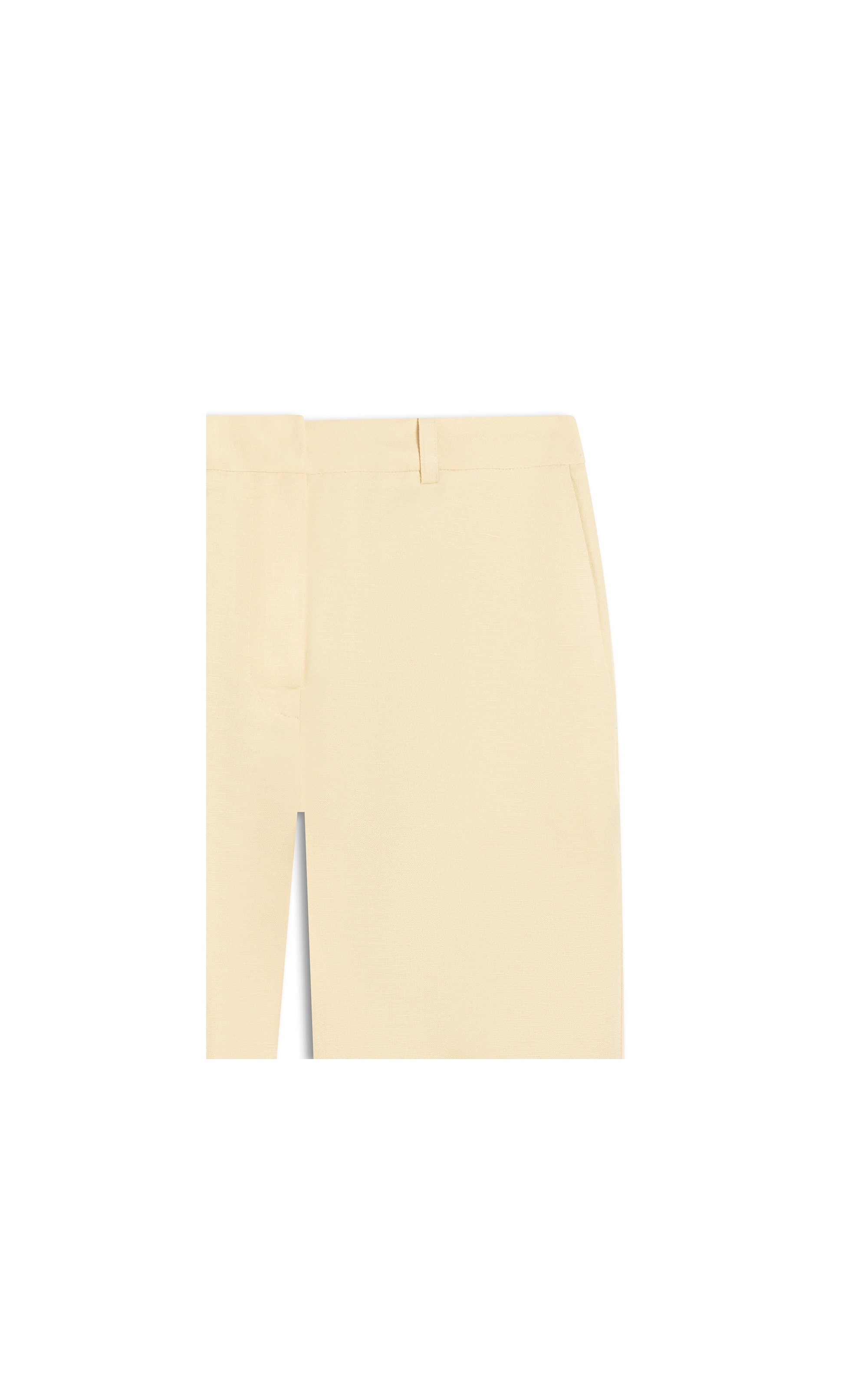 Calça Linho  Marseille Amarelo Claro