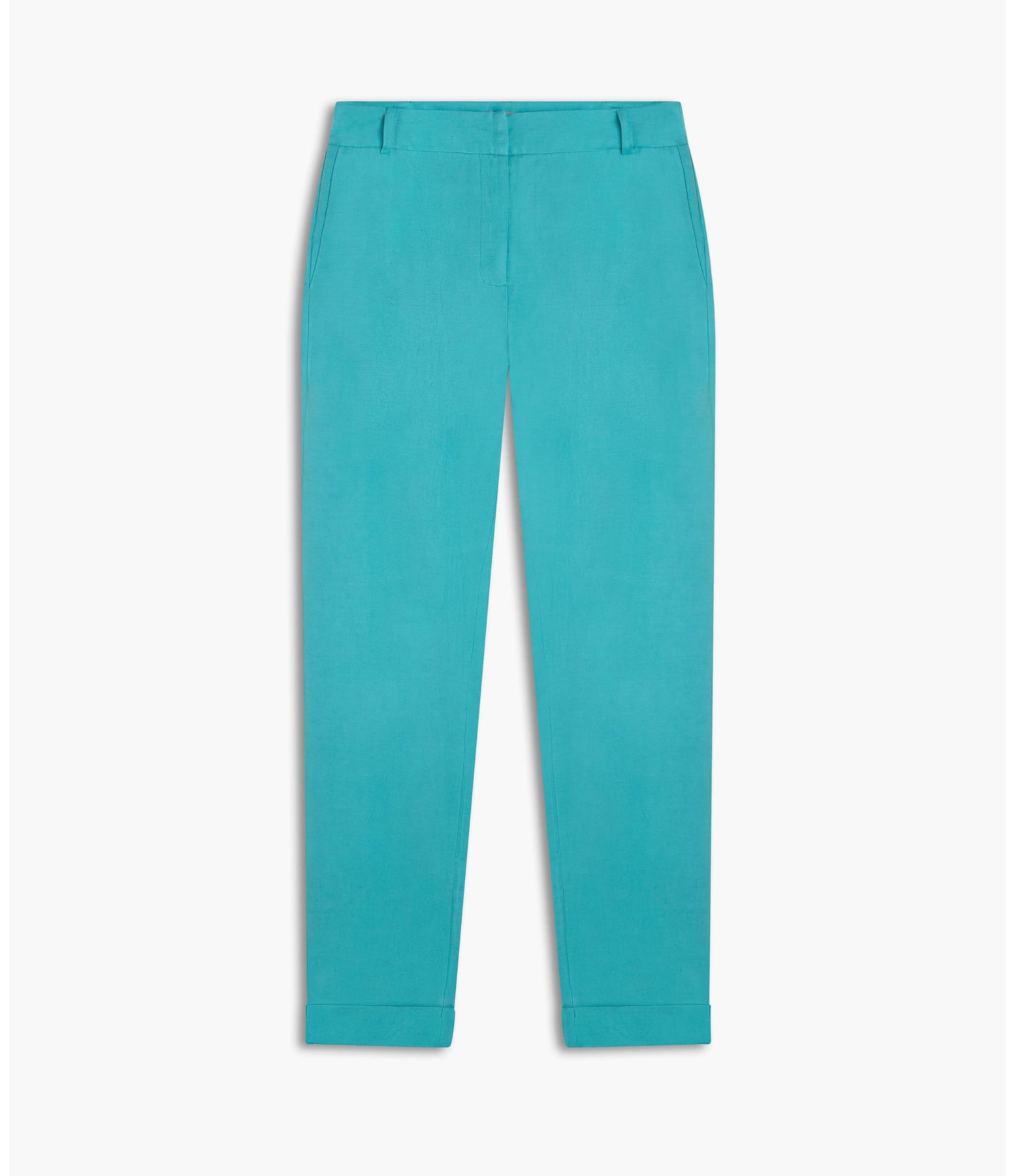Calça Linho  Marseille Azul Piscina