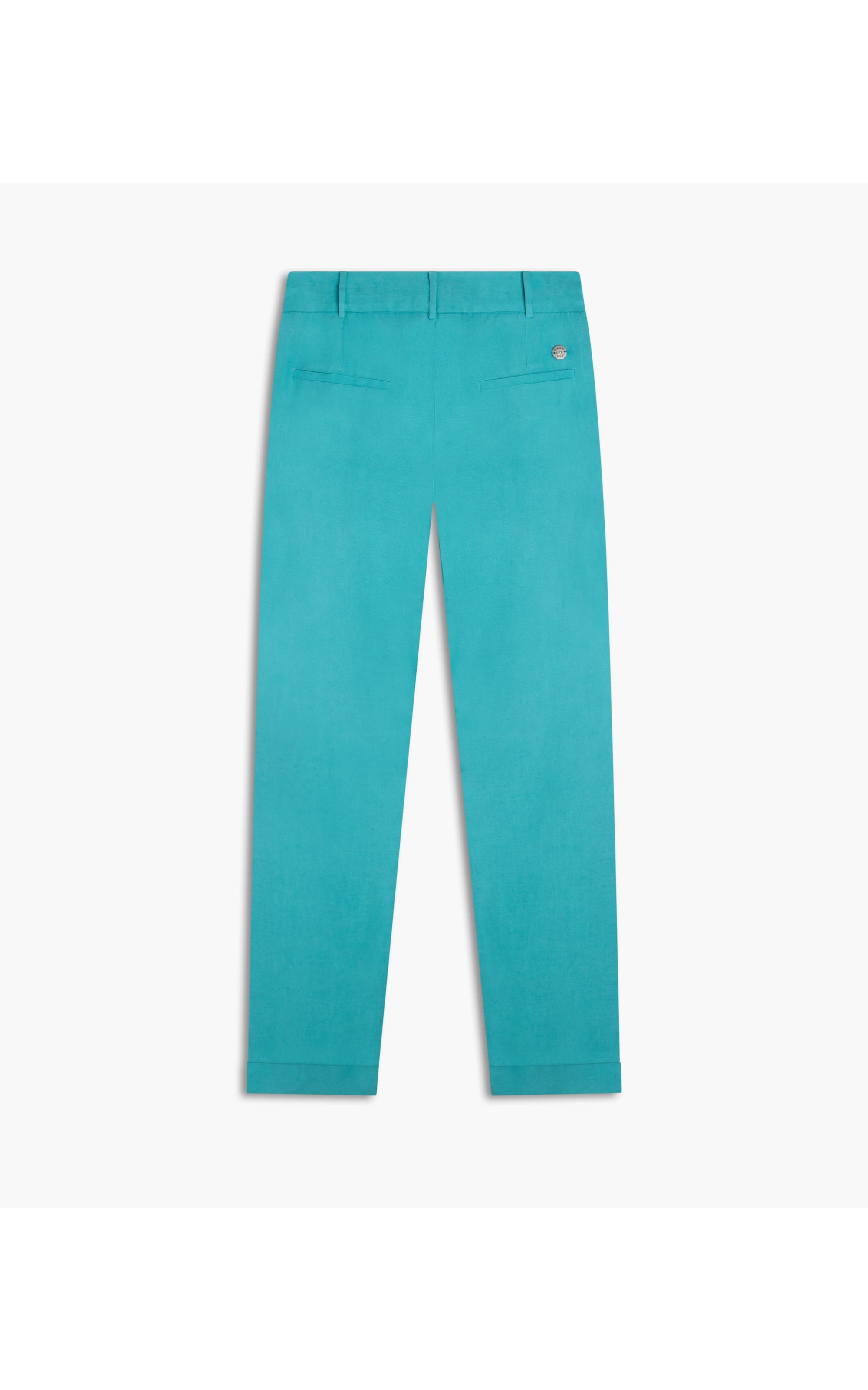 Calça Linho  Marseille Azul Piscina