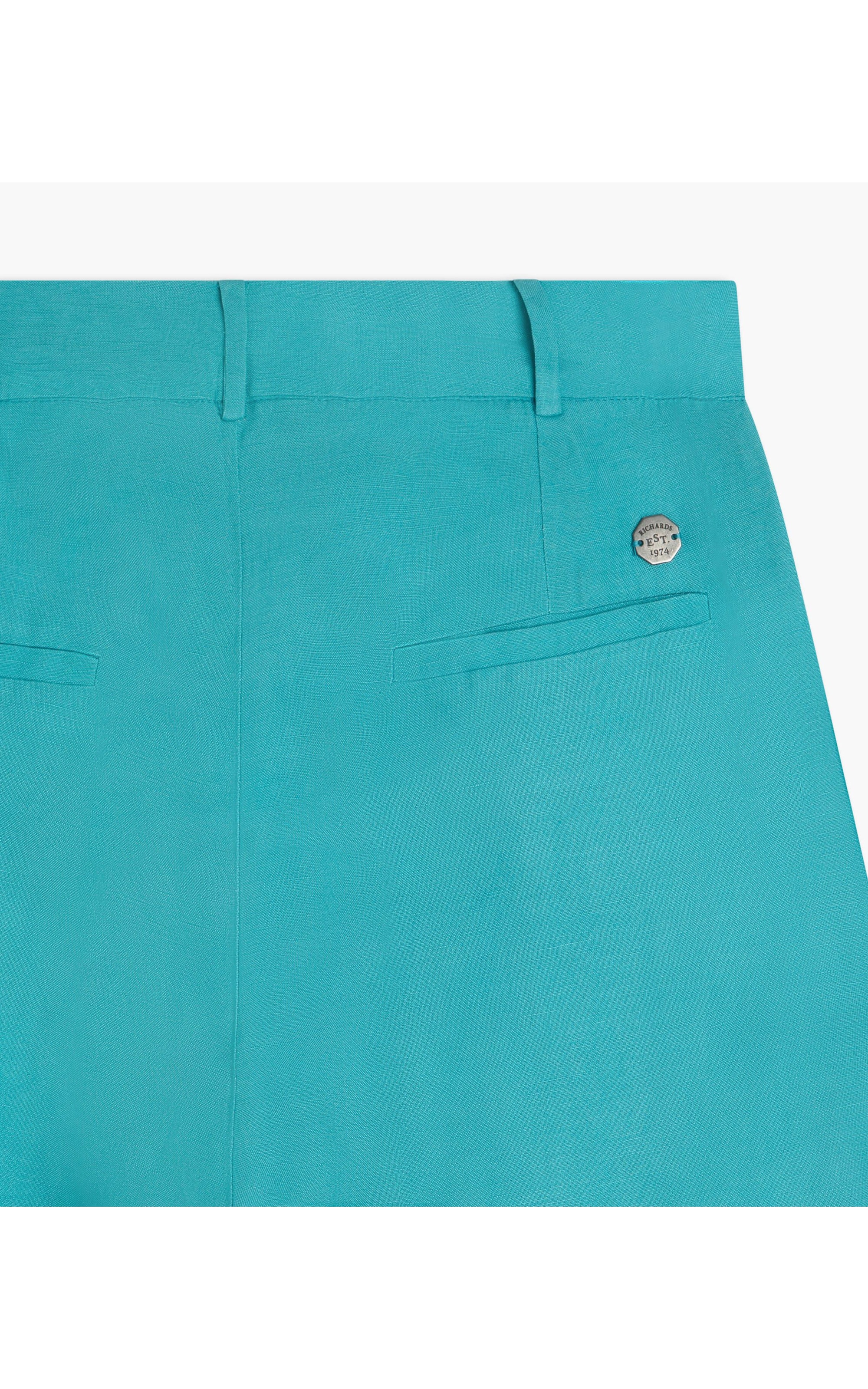 Calça Linho  Marseille Azul Piscina
