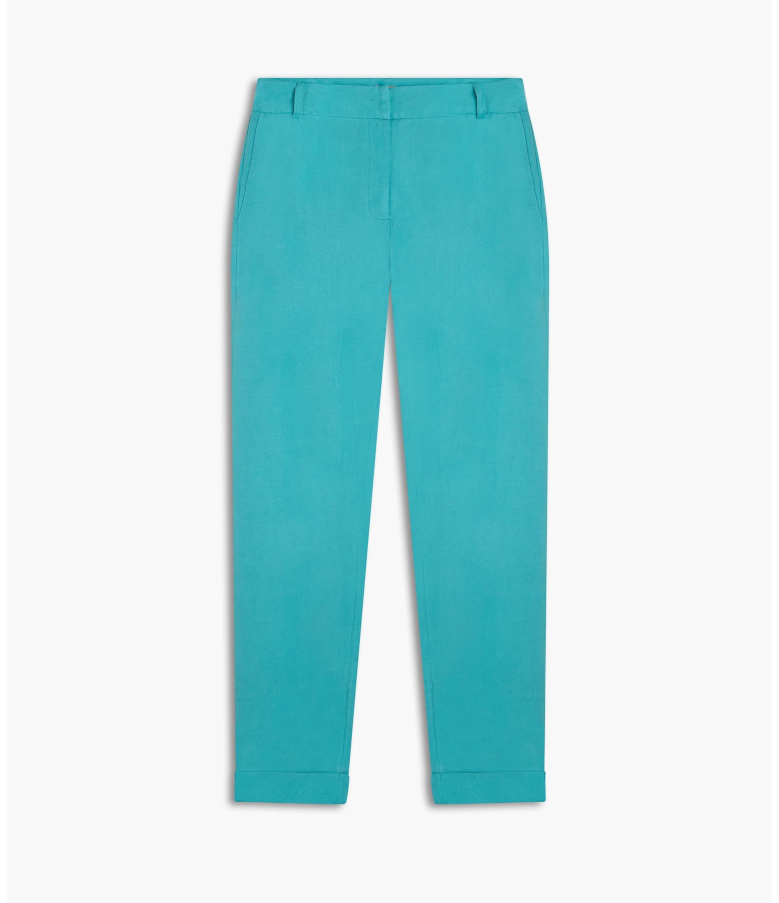 Calça Linho  Marseille Azul Piscina