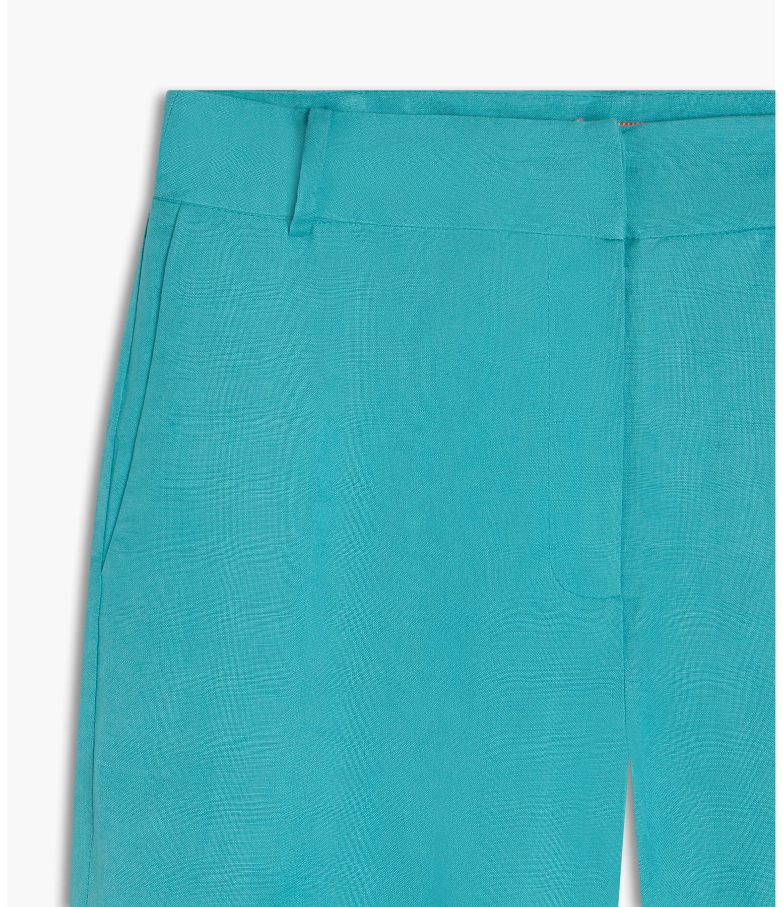 Calça Linho  Marseille Azul Piscina