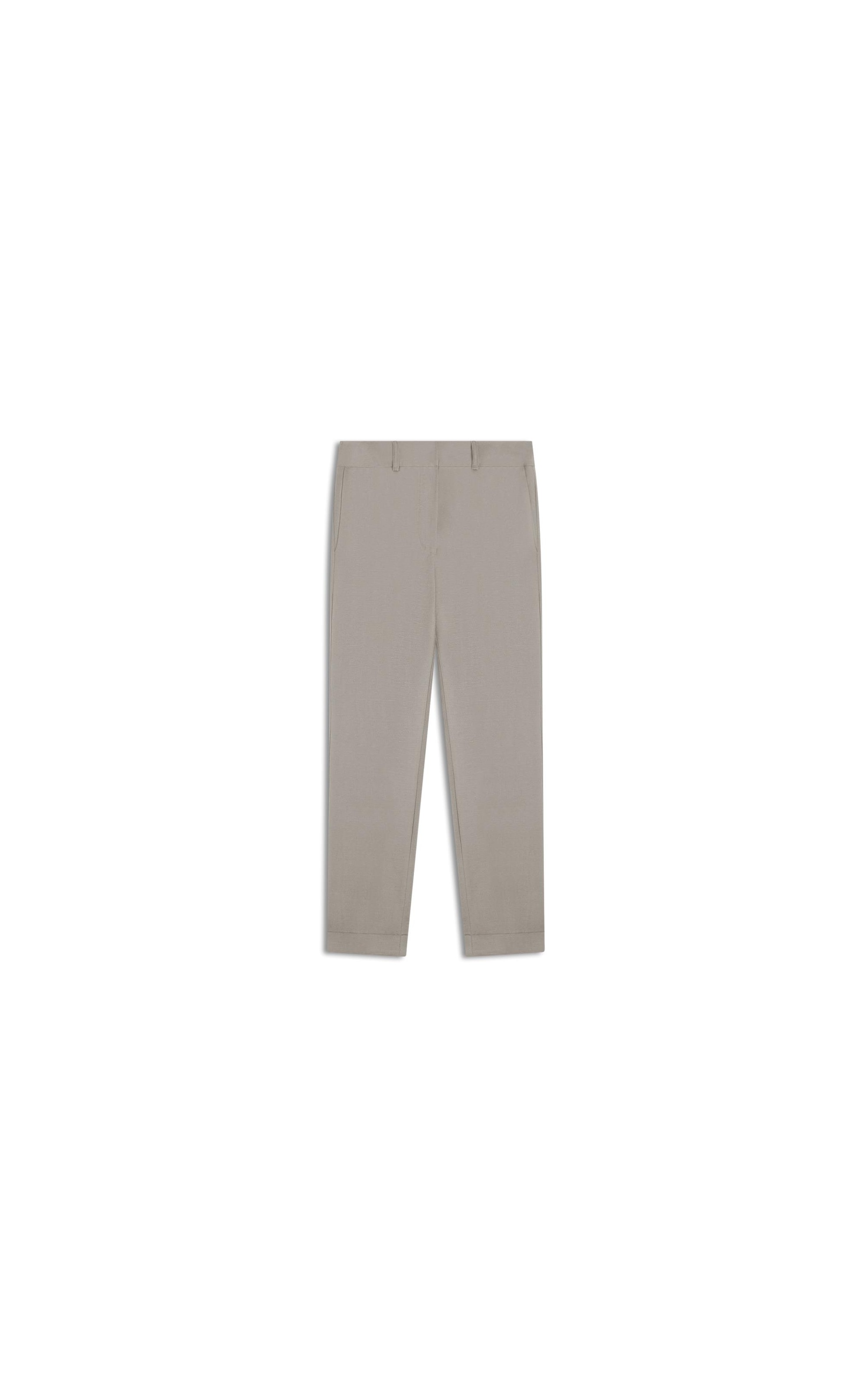Calça Linho  Marseille Bege
