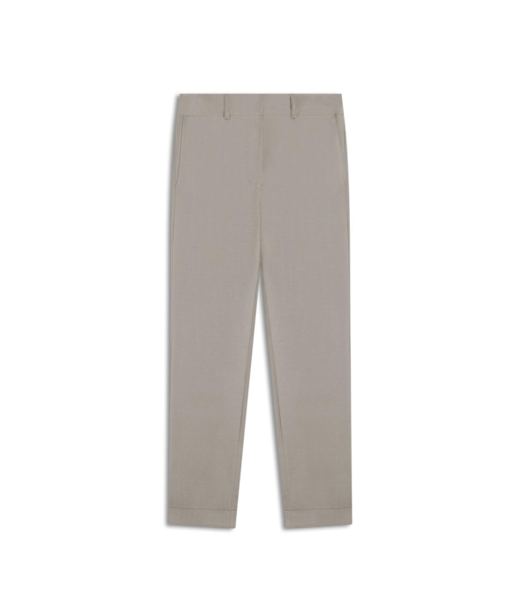 Calça Linho  Marseille Bege