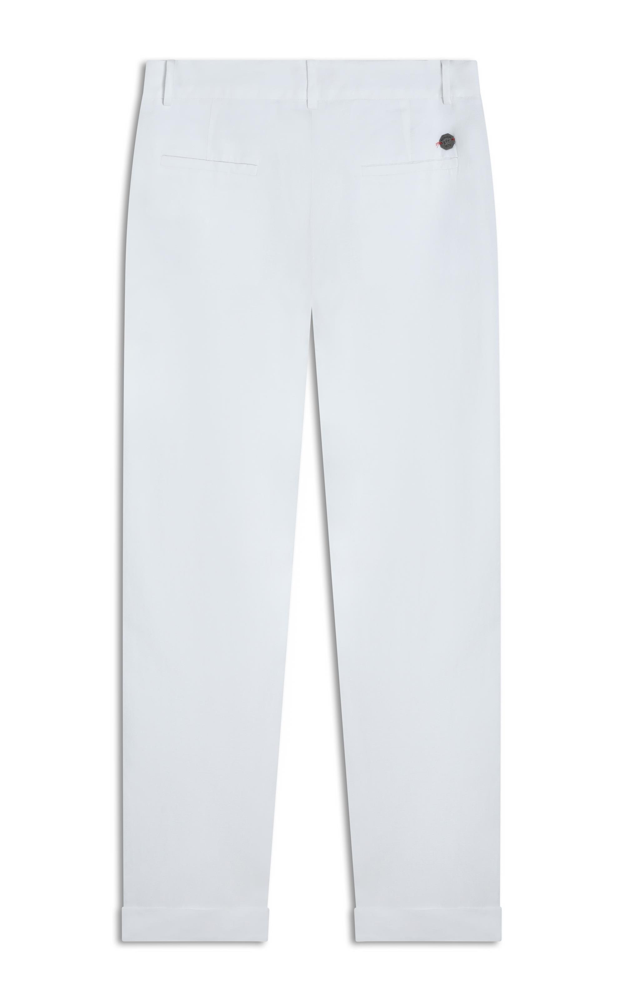 Calça Linho  Marseille Branco