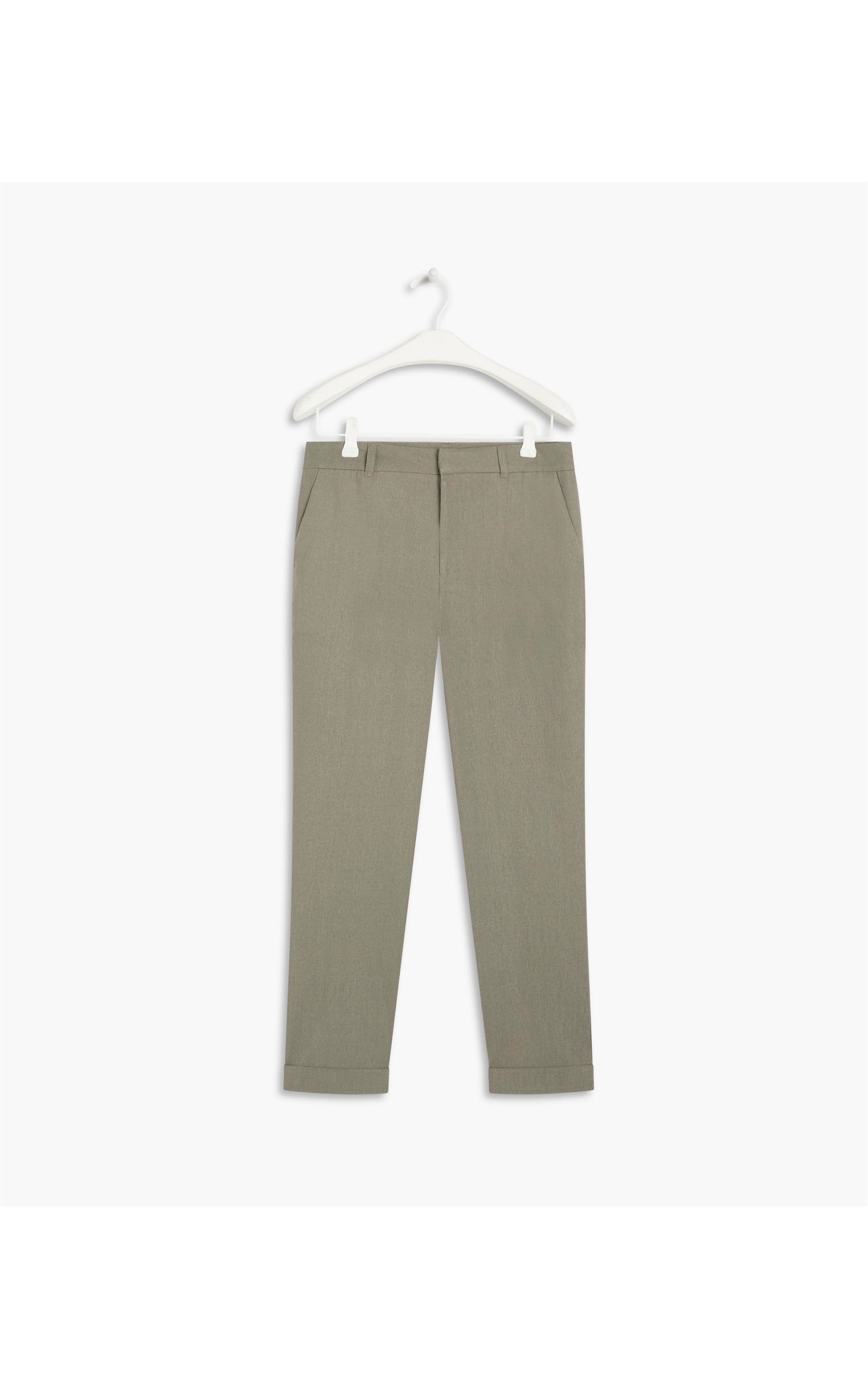 Calça Linho  Marseille Caqui