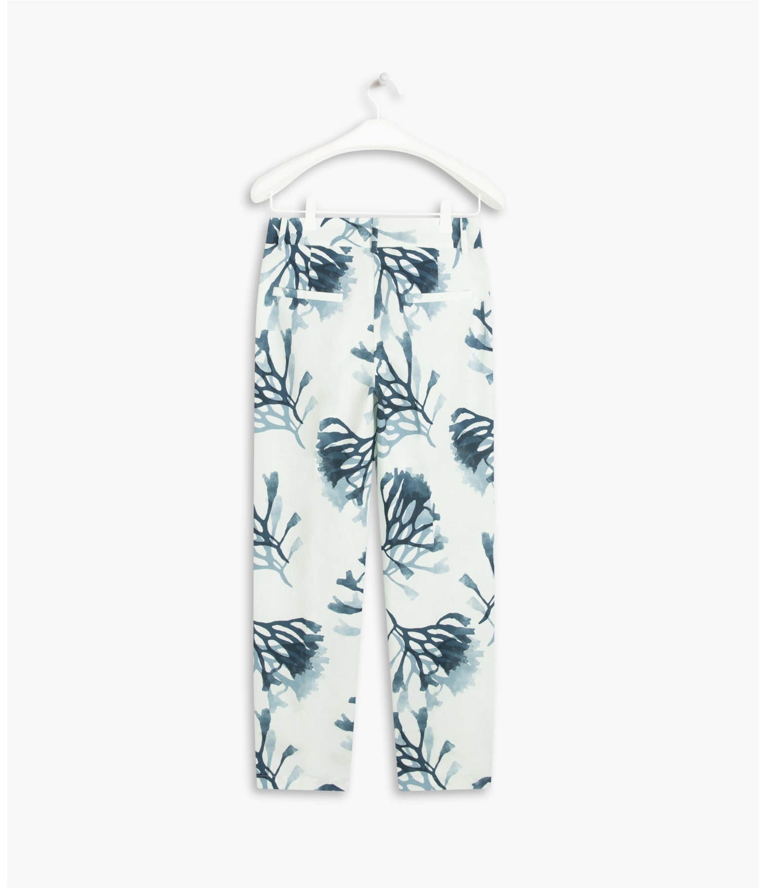 Calça Linho  Marseille Corais Marinho