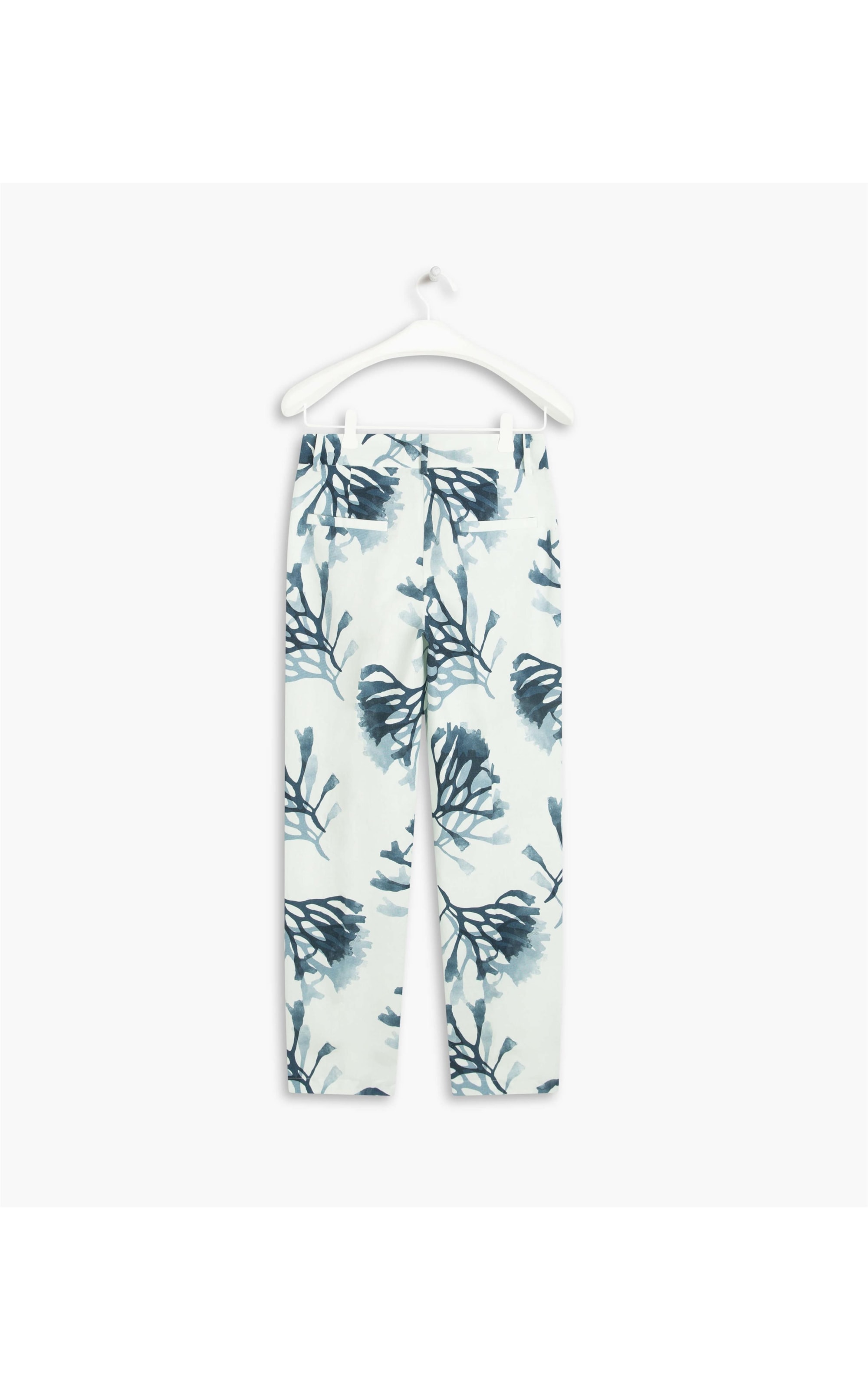 Calça Linho  Marseille Corais Marinho