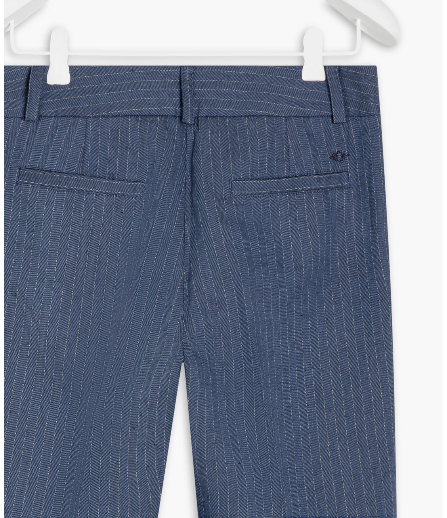 Calça Linho  Marseille Marinho