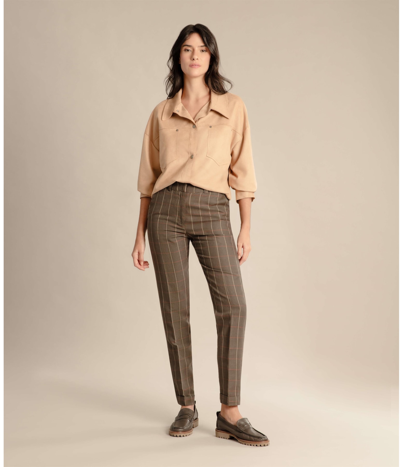 Calça Linho  Marseille Musgo