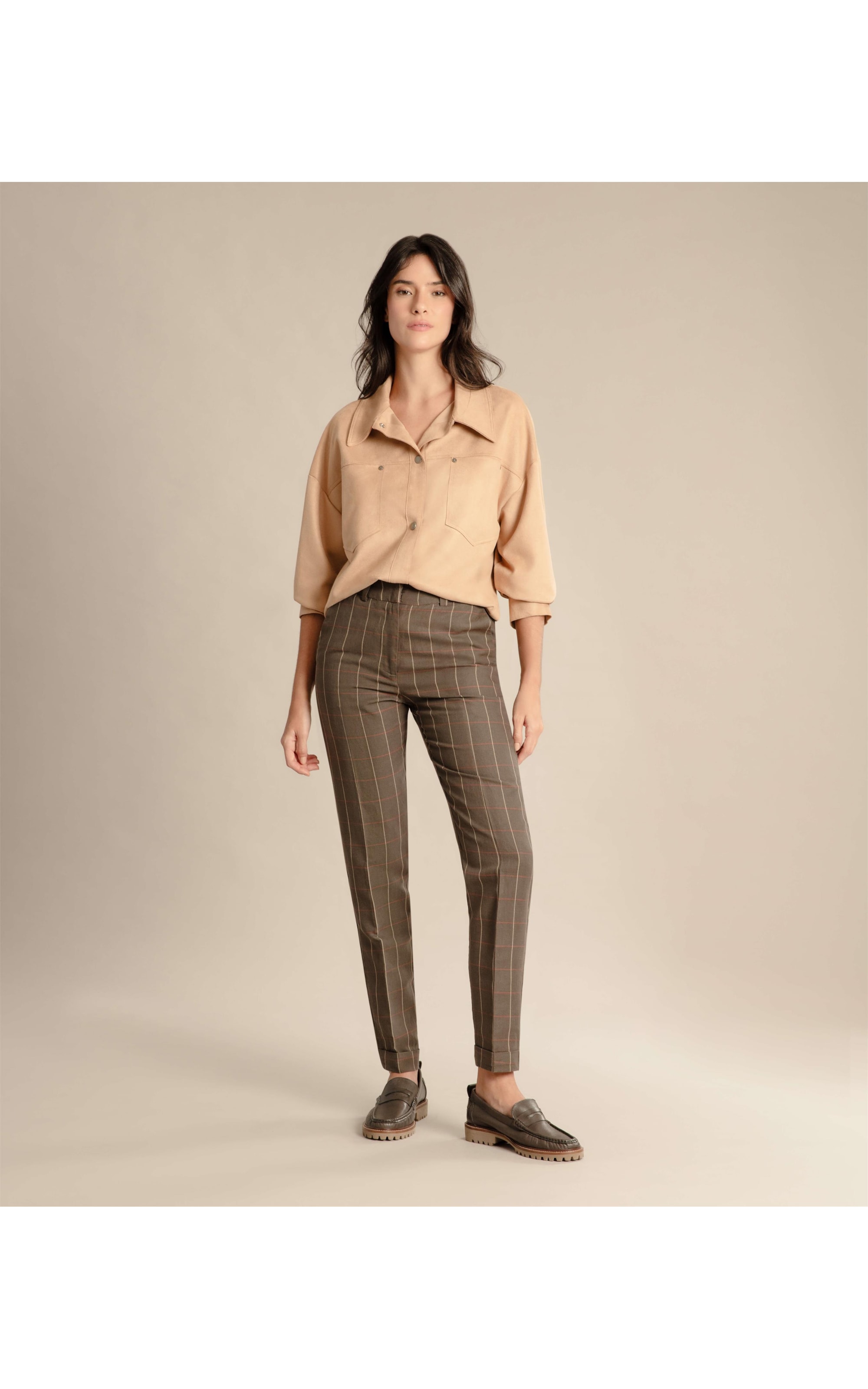 Calça Linho  Marseille Musgo