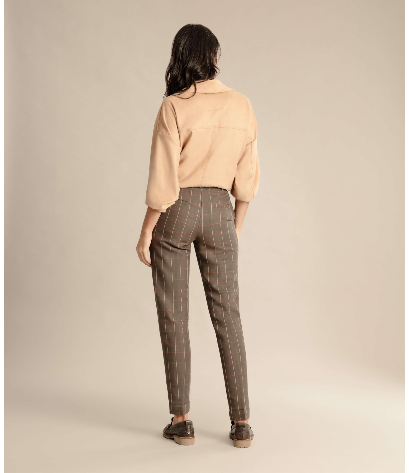 Calça Linho  Marseille Musgo