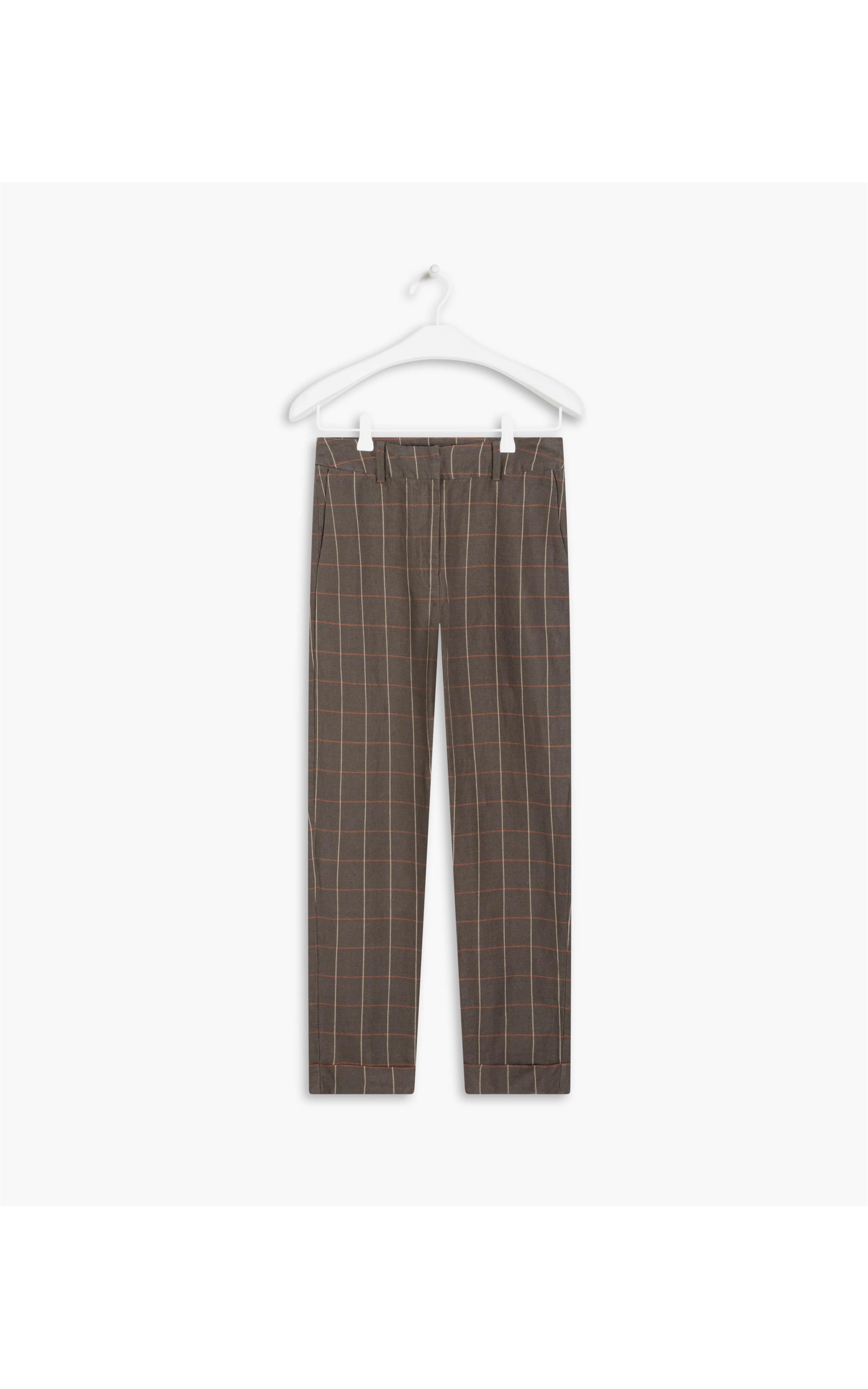 Calça Linho  Marseille Musgo