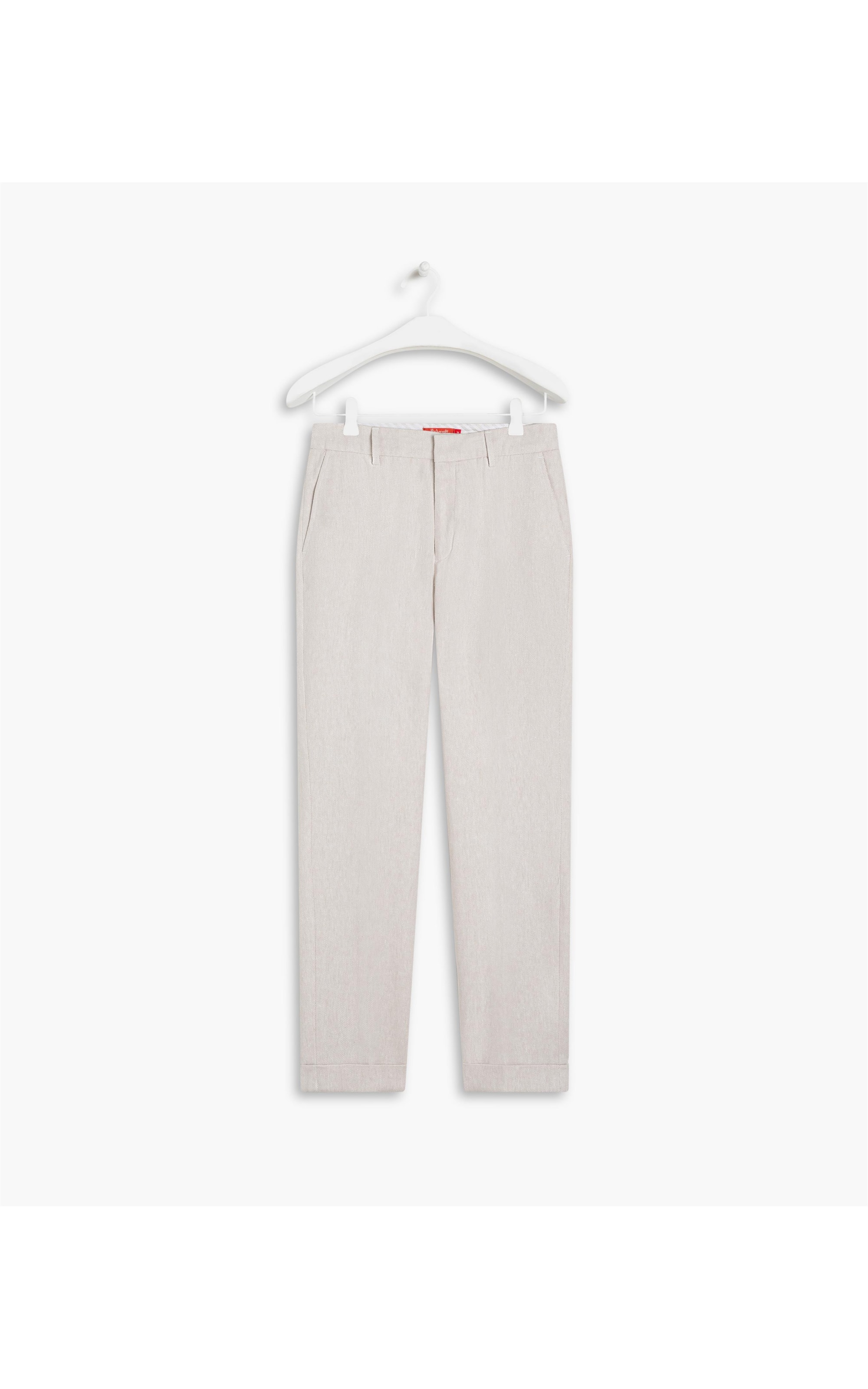 Calça Linho  Marseille  Sarjado Natural
