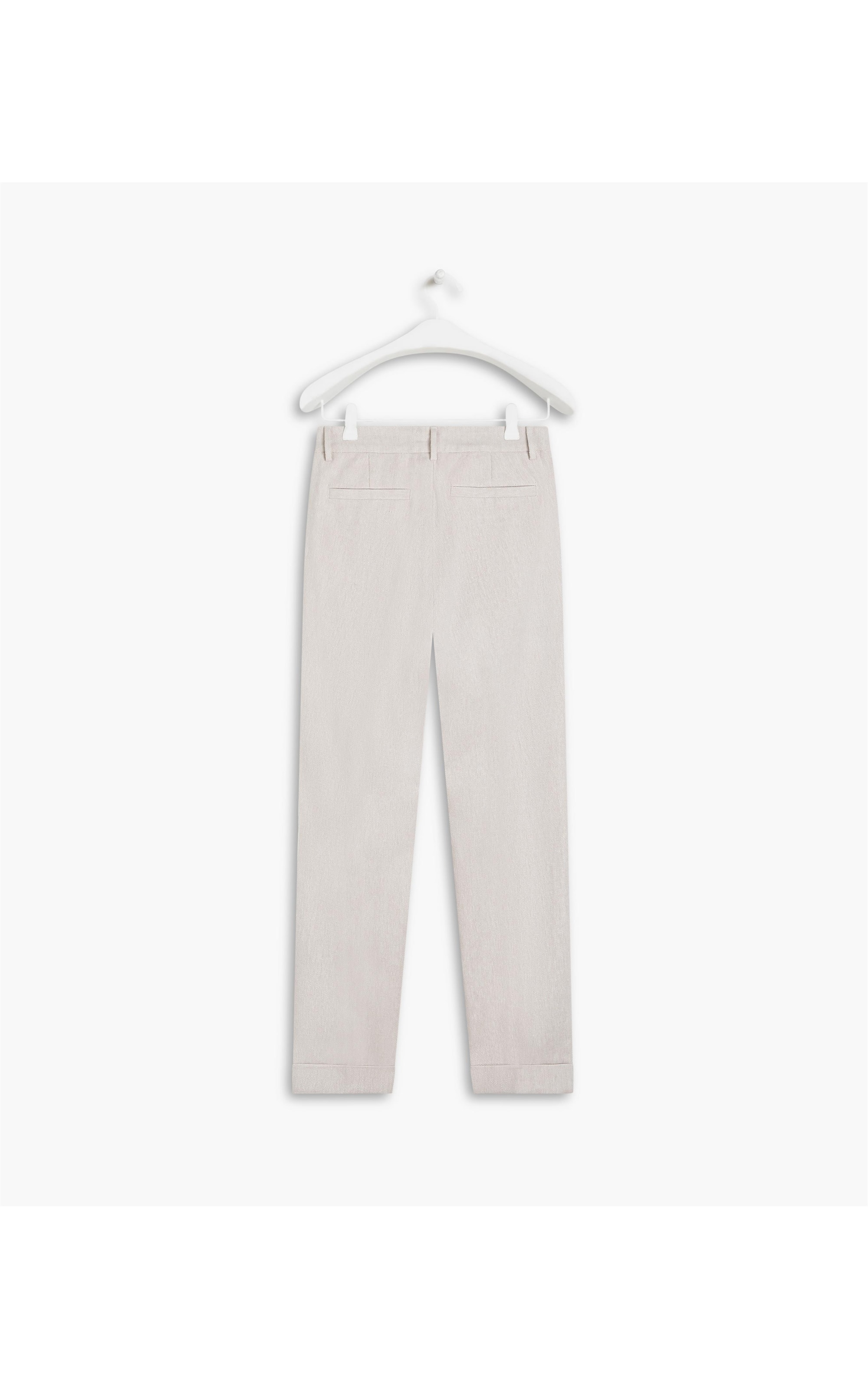 Calça Linho  Marseille  Sarjado Natural