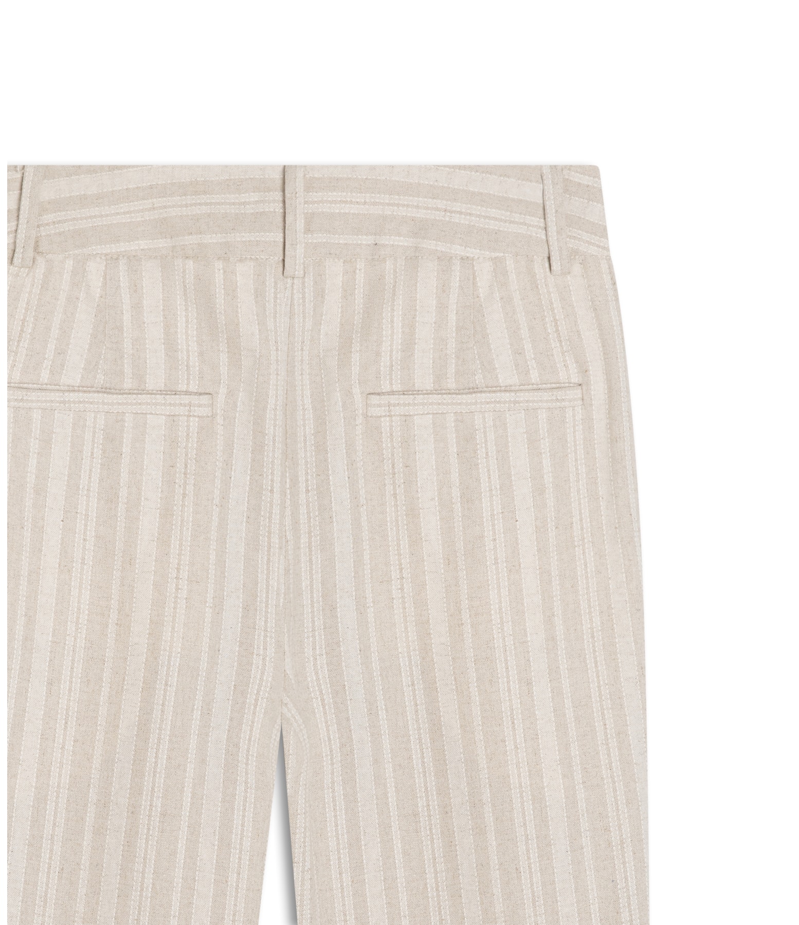 Calça Linho  Marseille Stripe Natural
