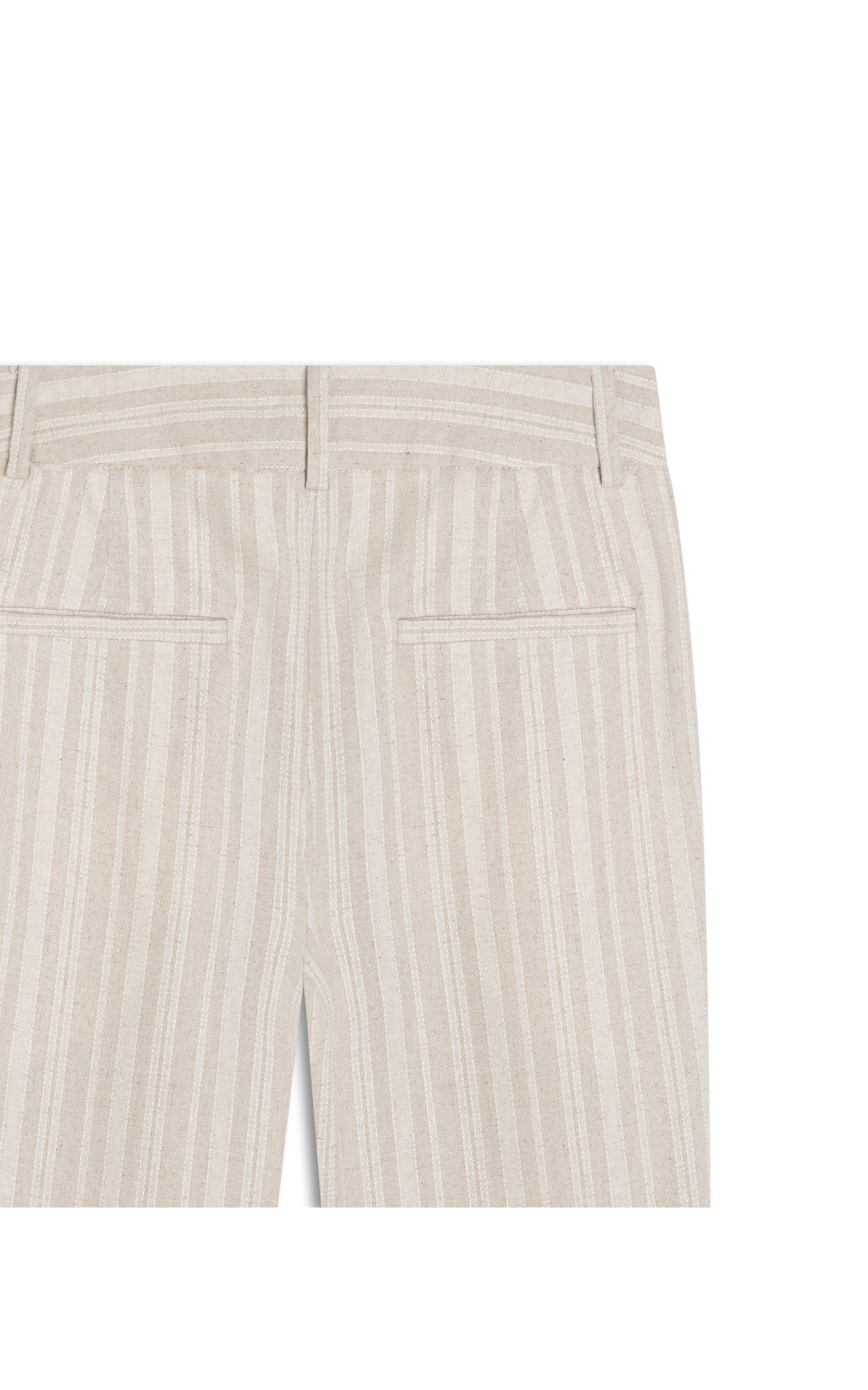 Calça Linho  Marseille Stripe Natural