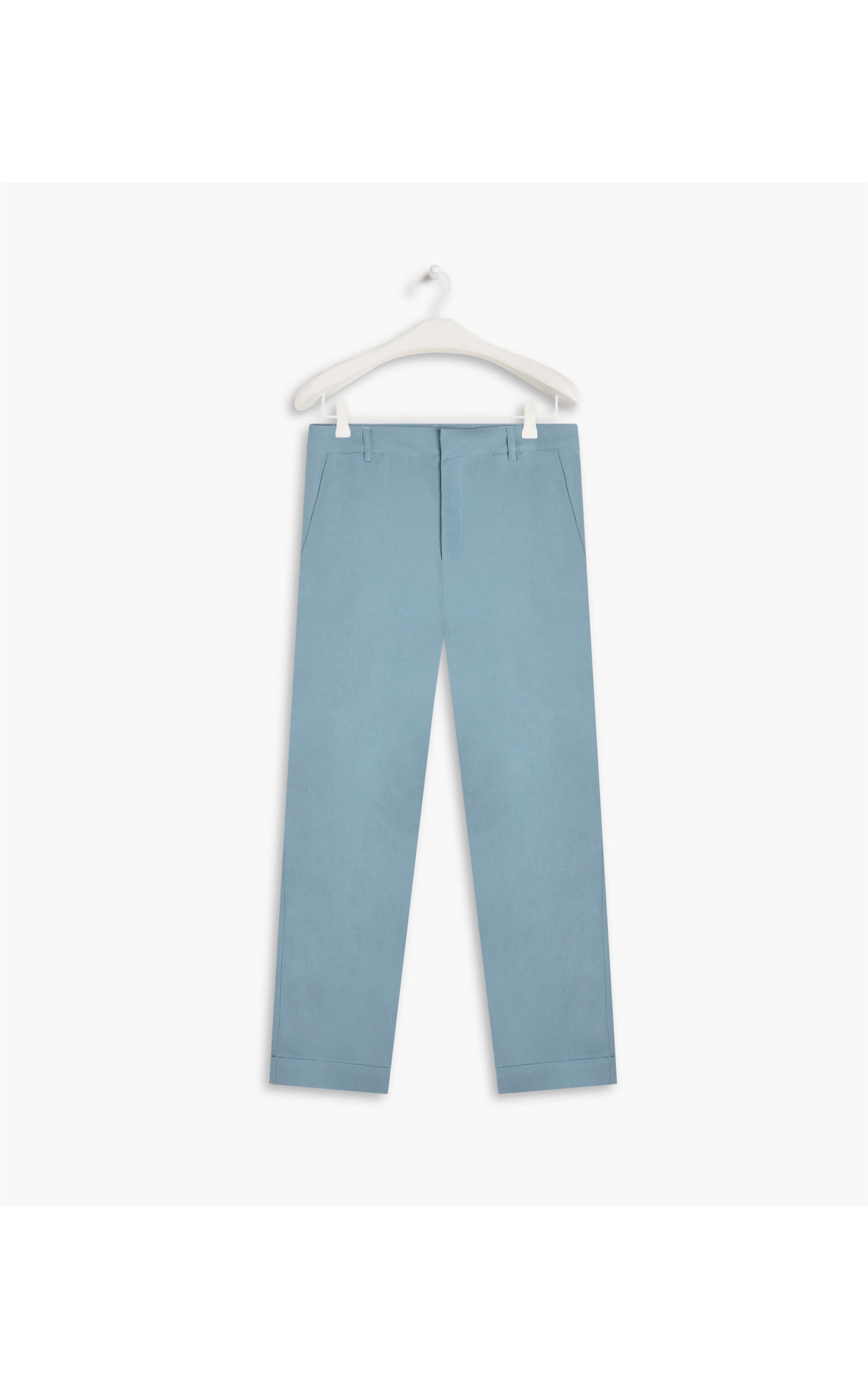 Calça Linho  Marseille Turquesa