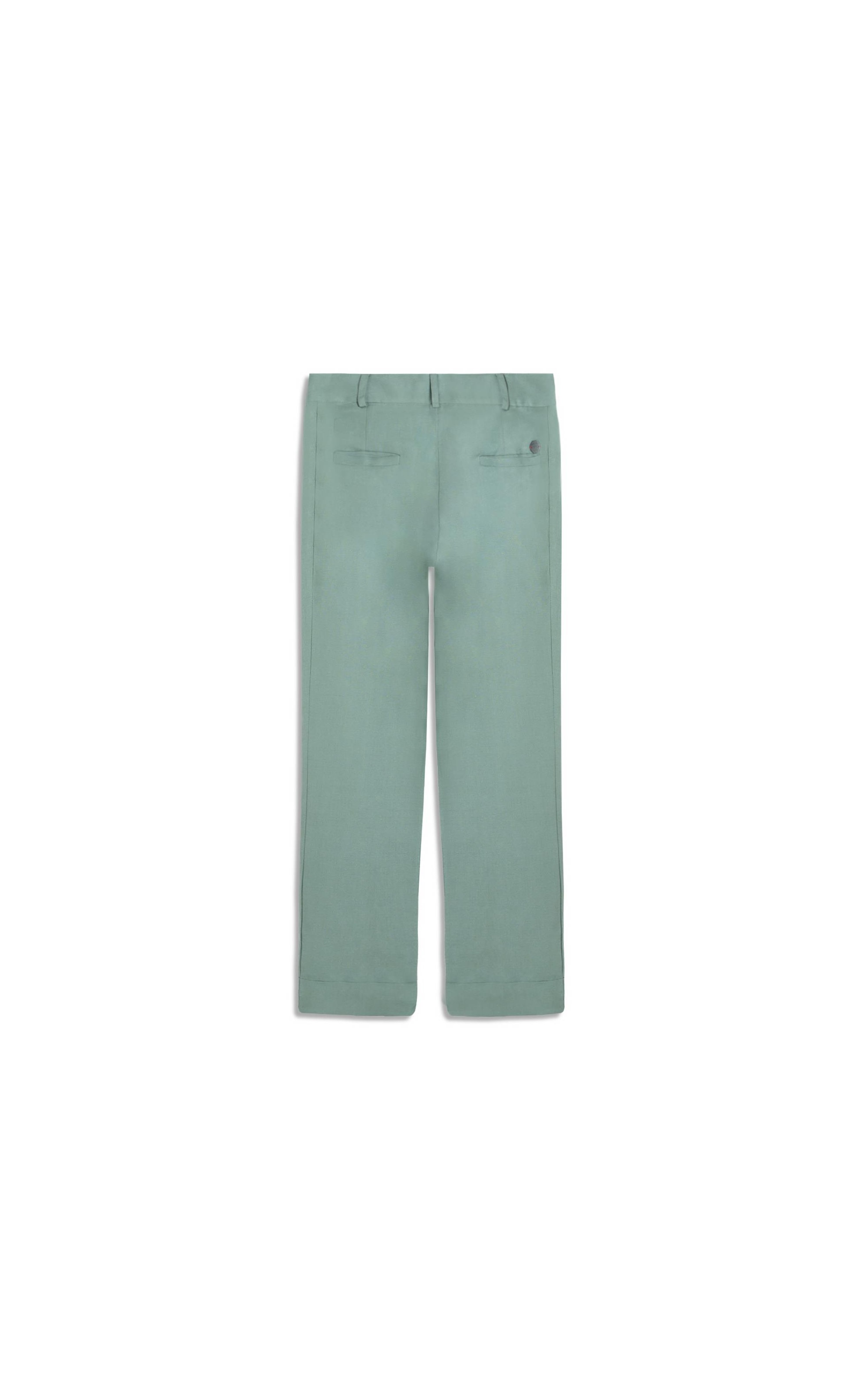 Calça Linho  Marseille Verde Claro