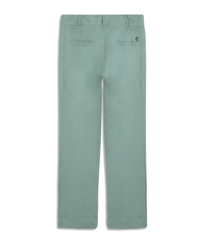 Calça Linho  Marseille Verde Claro