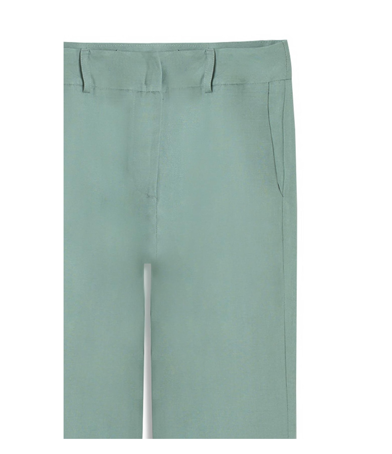 Calça Linho  Marseille Verde Claro