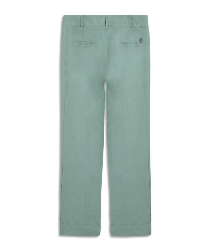 Calça Linho  Marseille Verde Claro