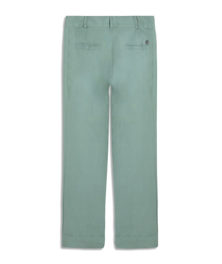 Calça Linho  Marseille Verde Claro