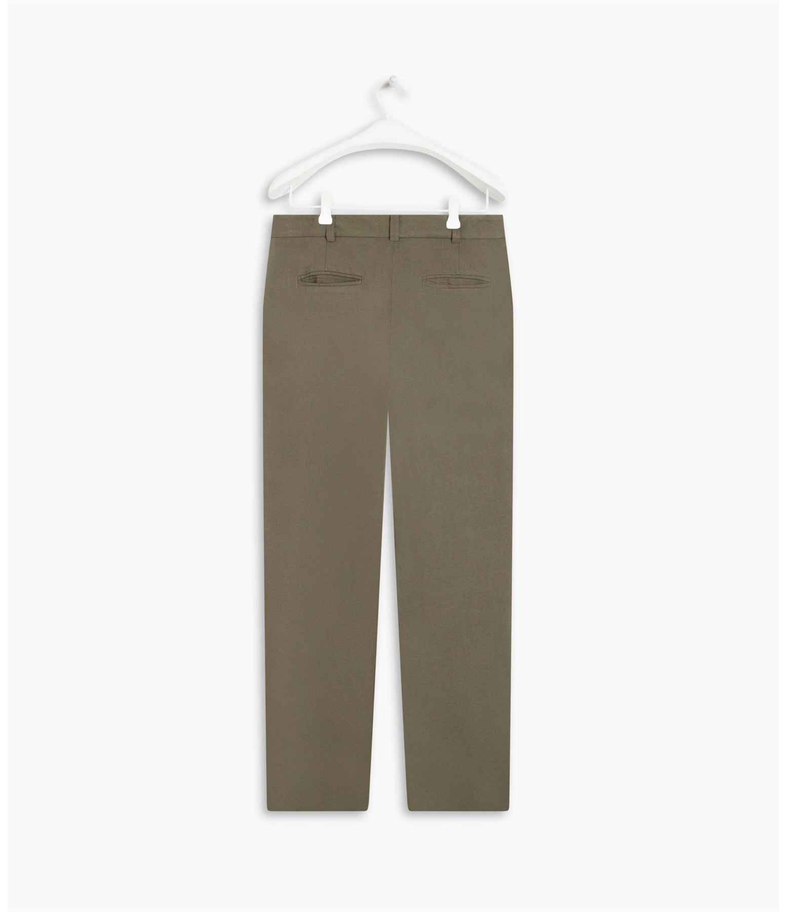 Calça Linho  Marseille Verde Militar