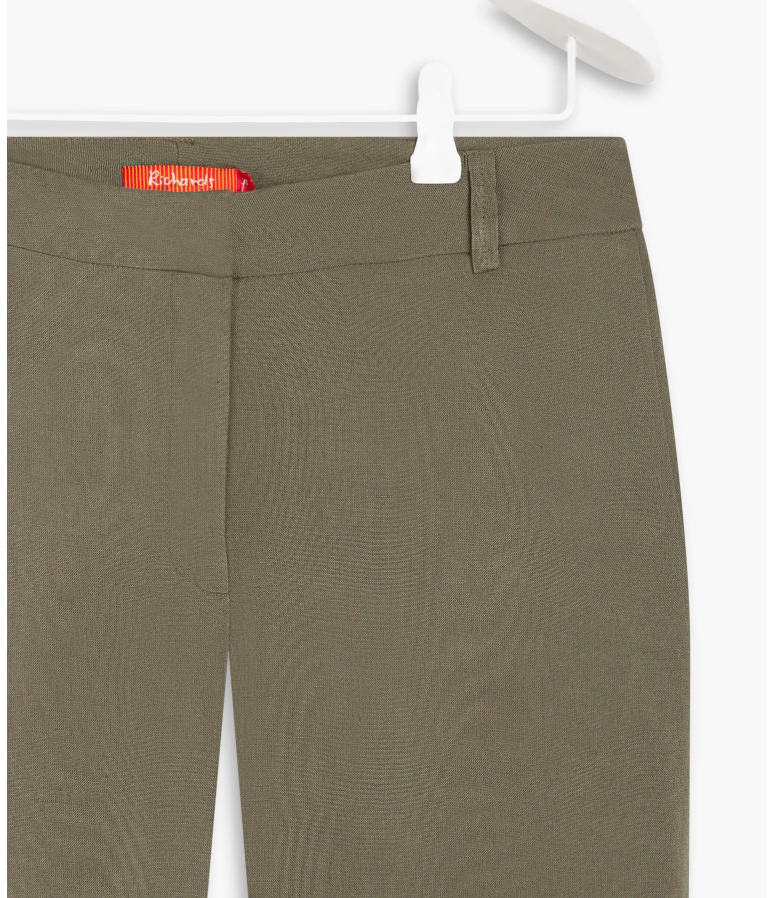 Calça Linho  Marseille Verde Militar