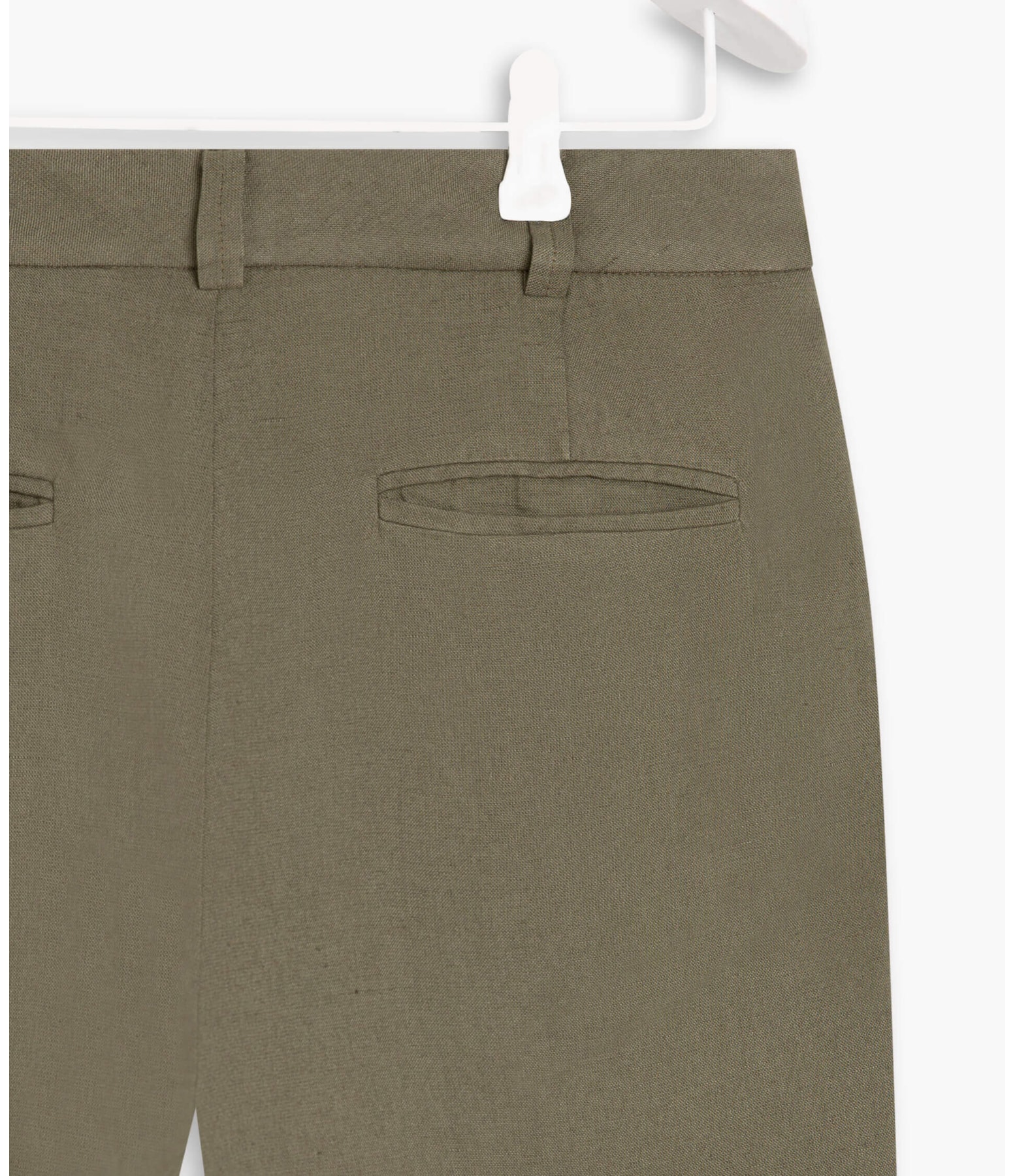 Calça Linho  Marseille Verde Militar