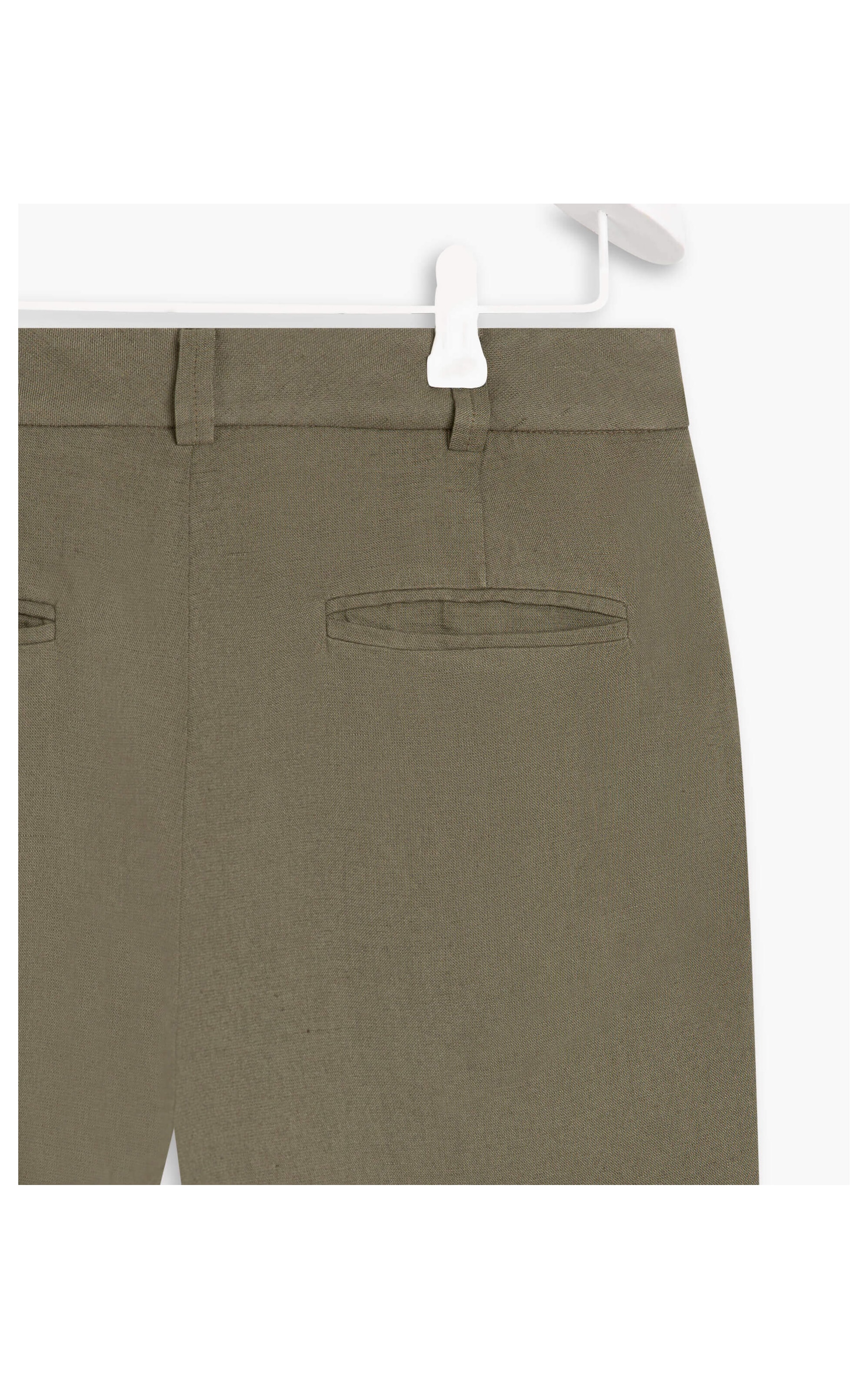 Calça Linho  Marseille Verde Militar