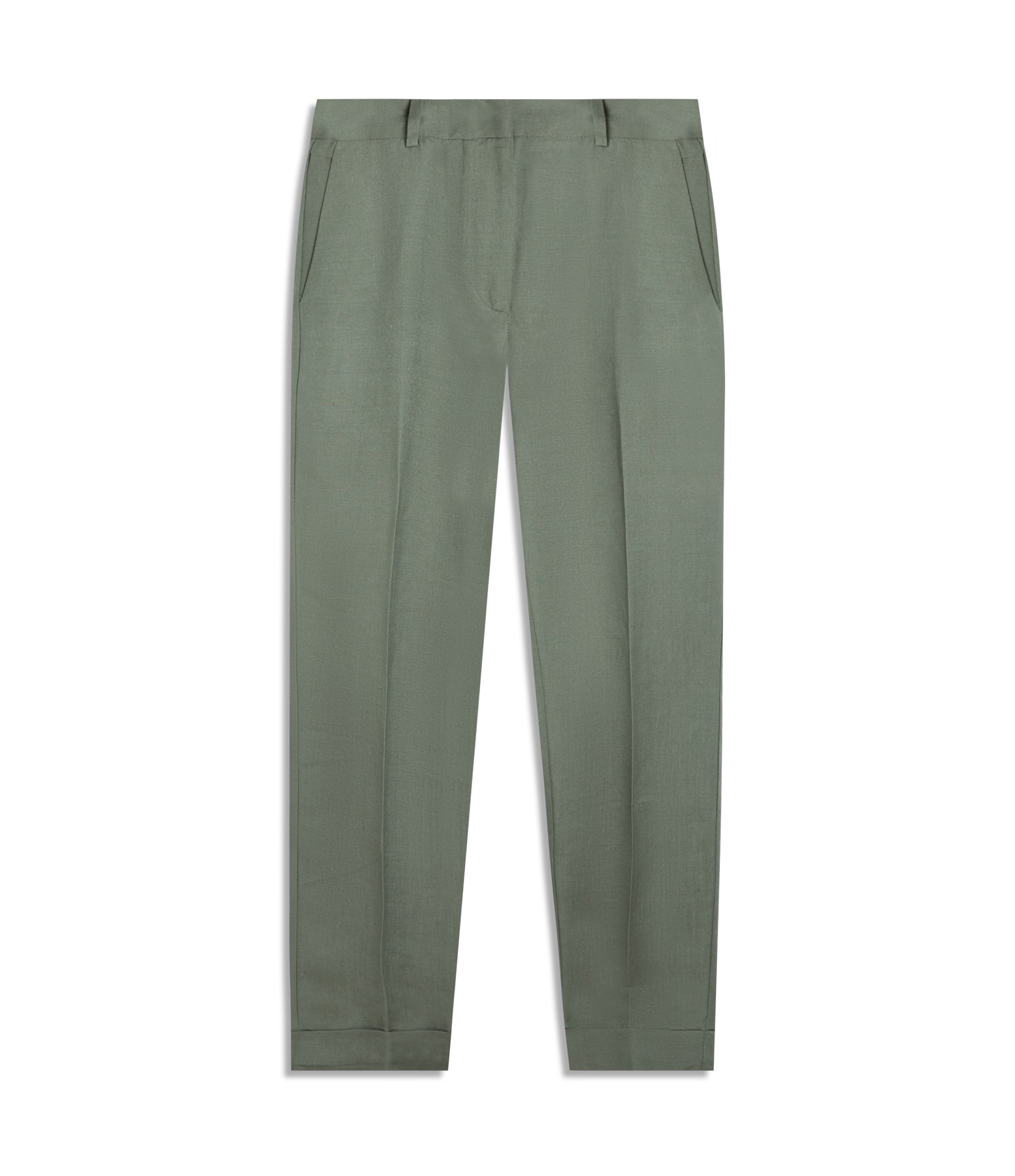 Calça Linho  Marseille Verde Militar