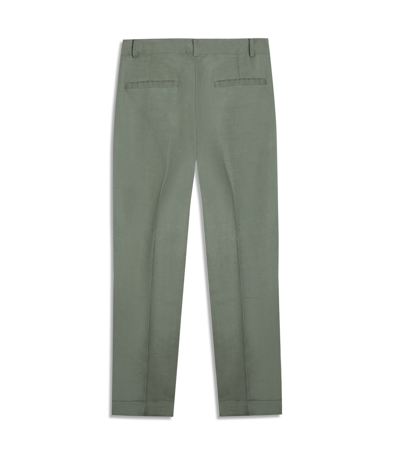 Calça Linho  Marseille Verde Militar