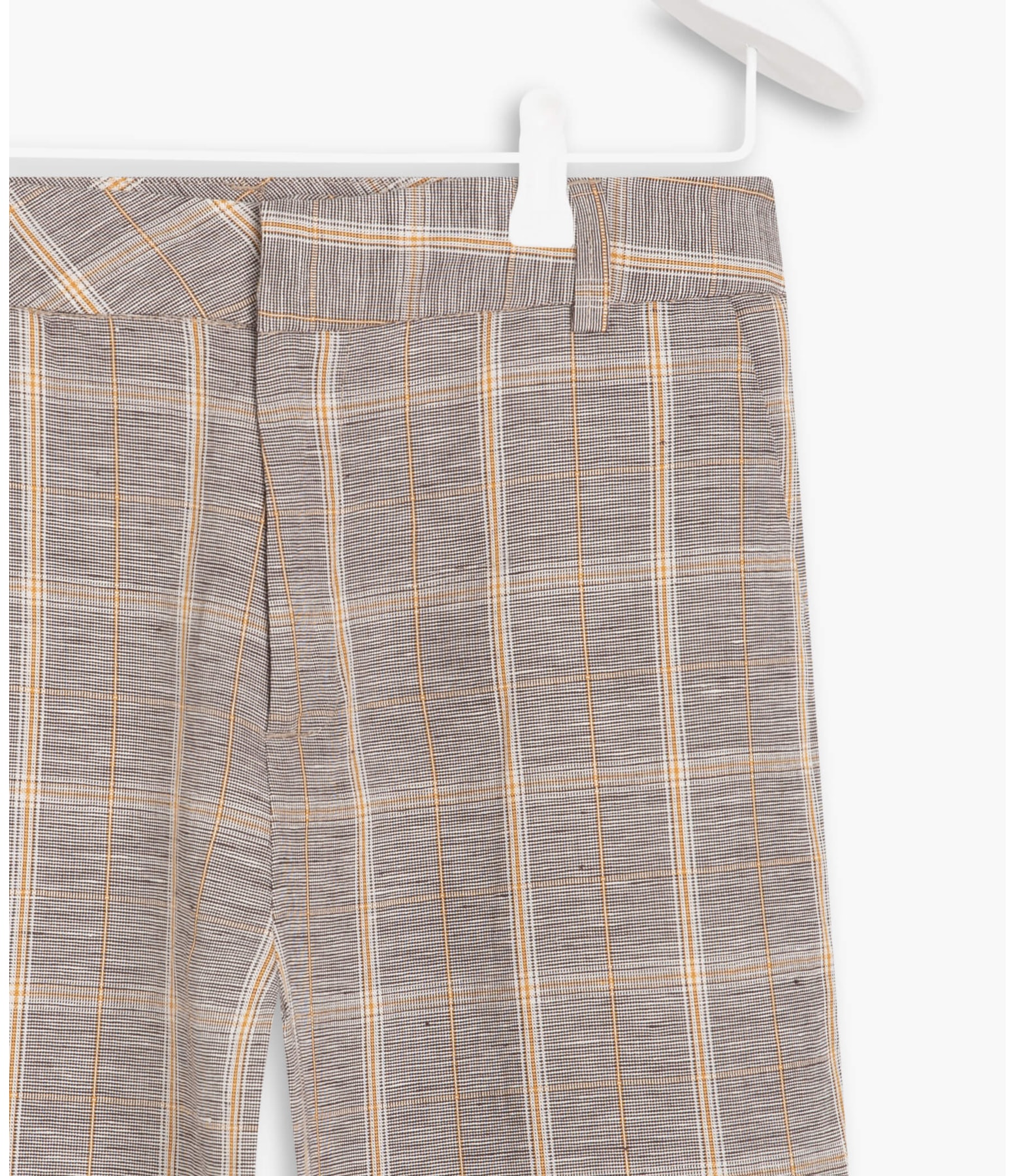 Calça Linho  Merseille Classic Checks  Ft Mouse